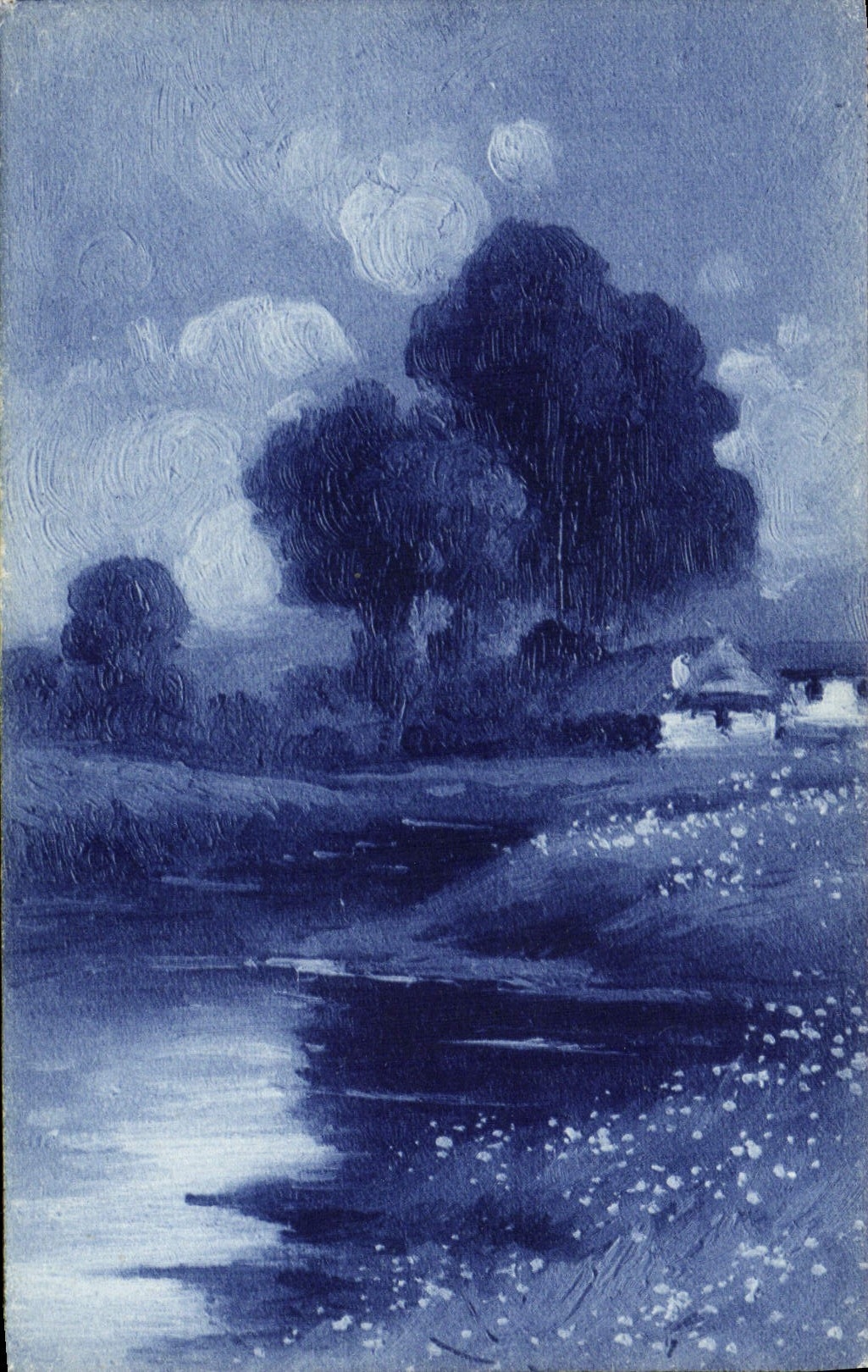 VINTAGE POSTCARD Italy Countryside