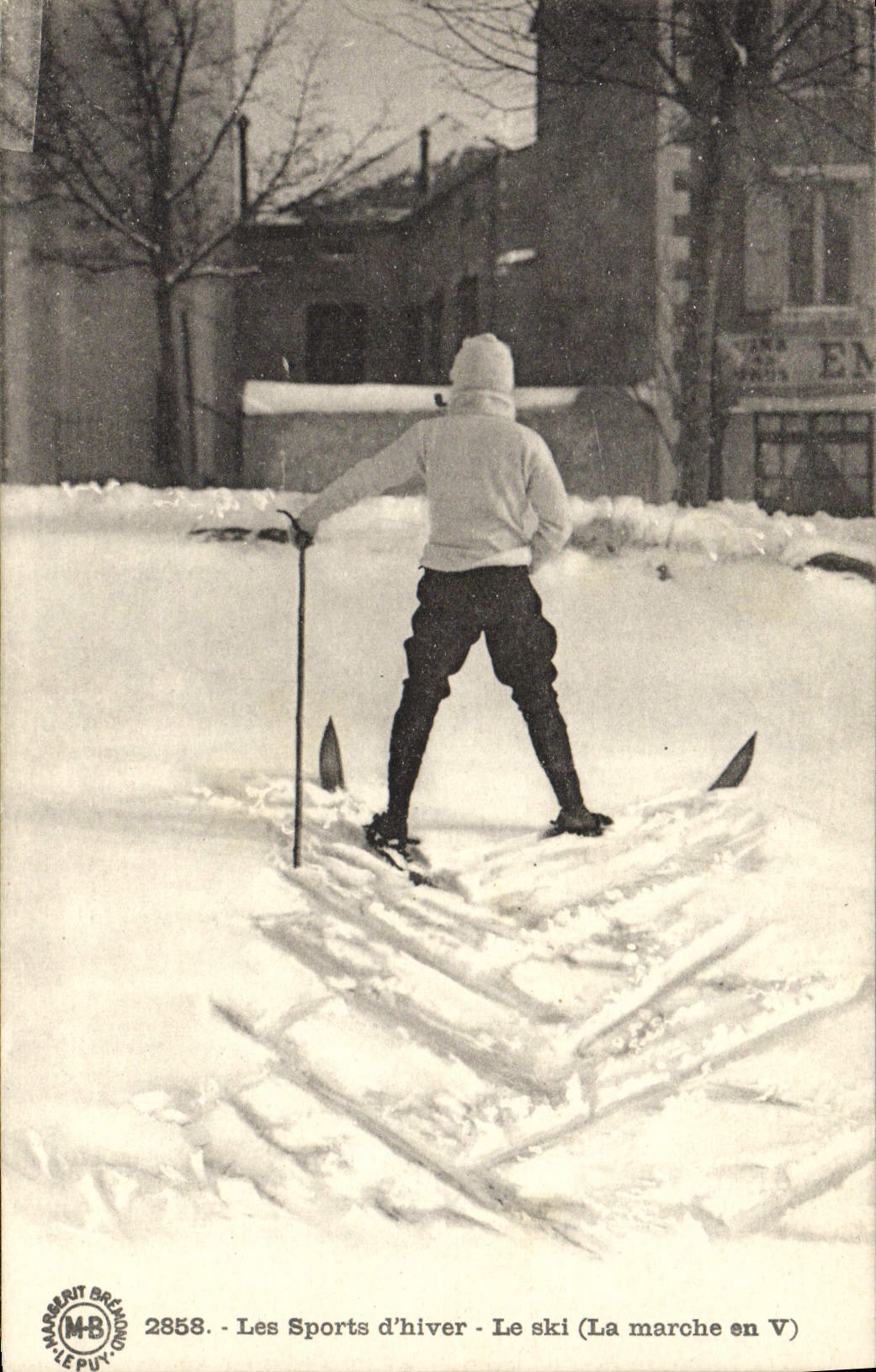 CPA Les Sports d'Hiver Le Ski La marche en V