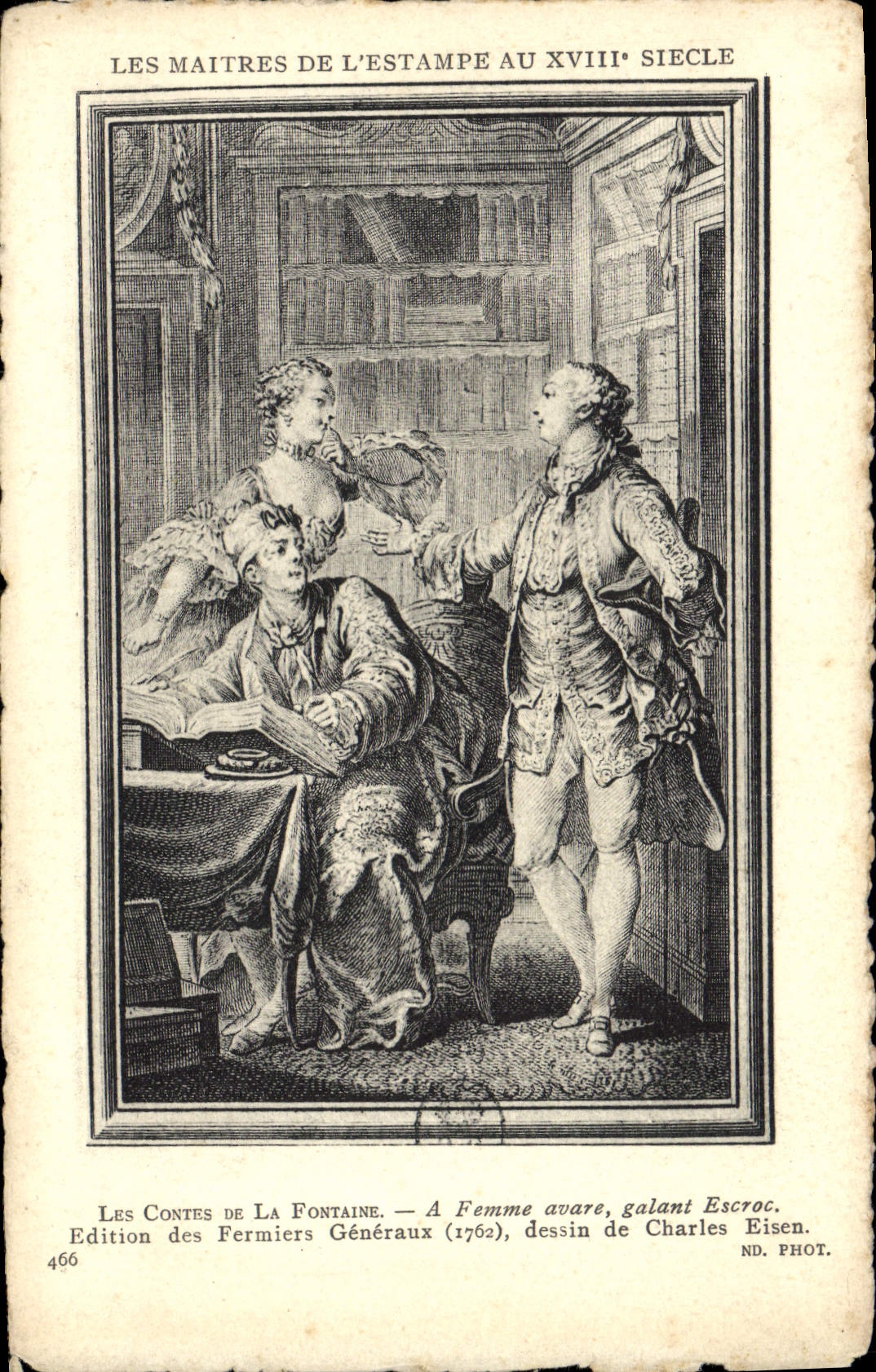 CPA Les Maitres De l'Estampe Au 18eme Les Contes De La Fontaine