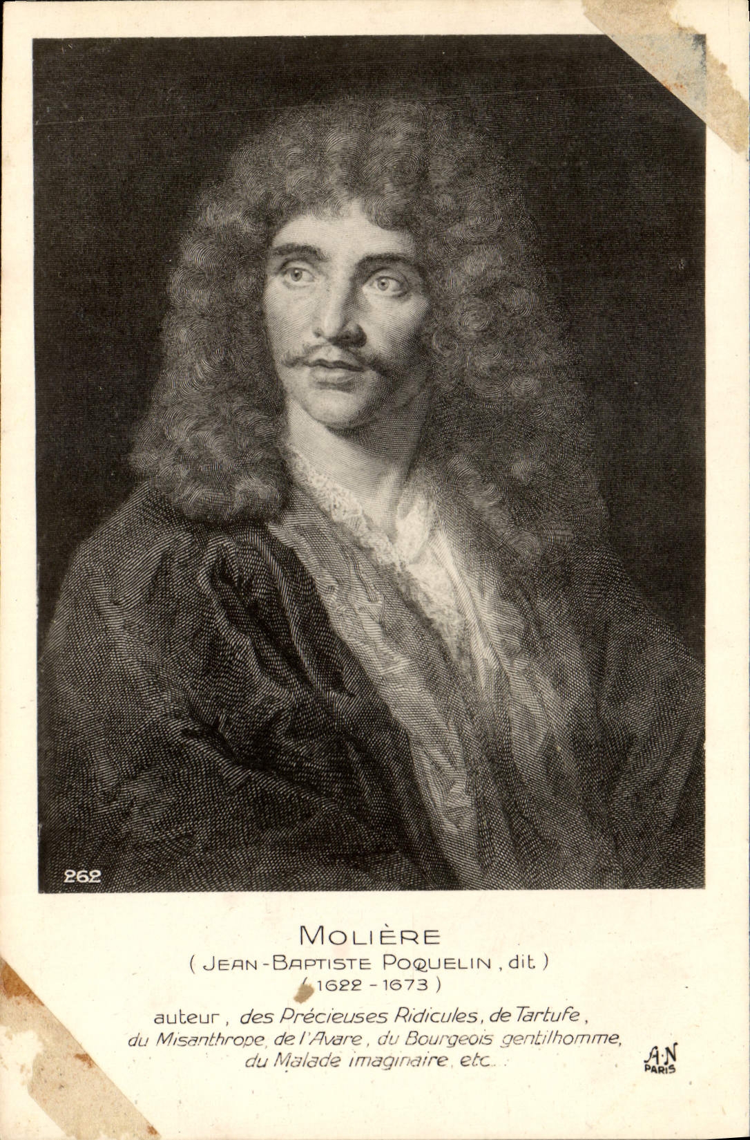 CPA Moliere Auteur Des Precieuses Ridicules De Tartufe Theathre