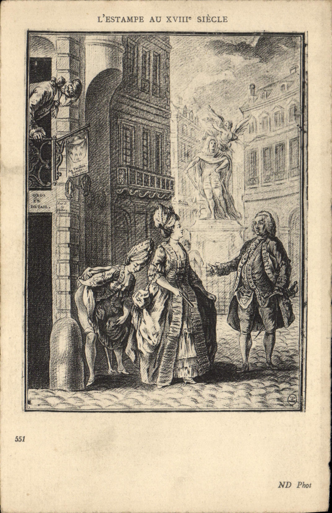 CPA L'Estampe Au 18eme