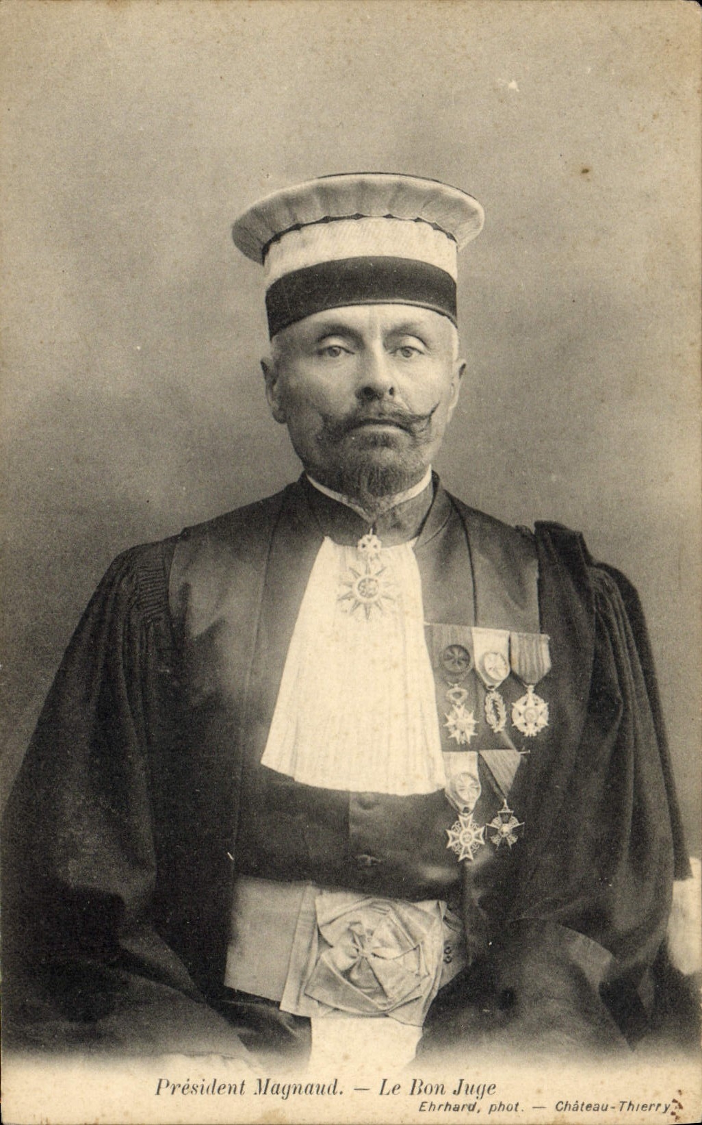 VINTAGE POSTCARD President Magnaud the Good Judge Justice