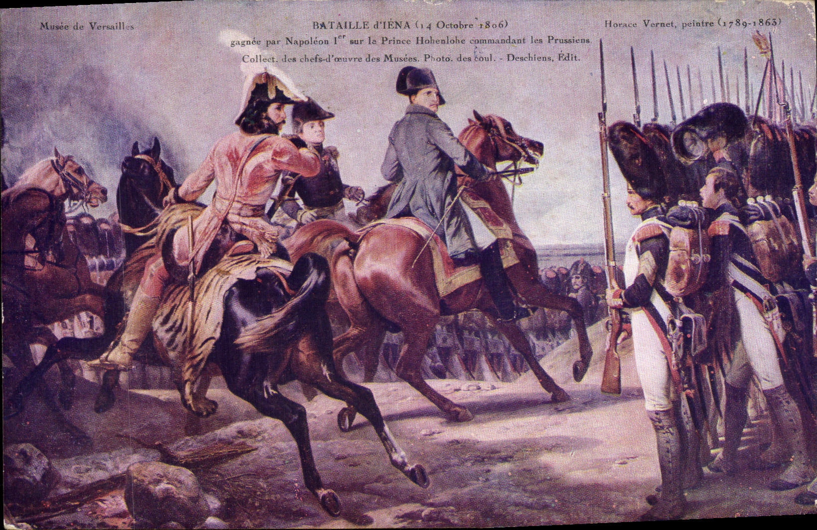 La POSTAL Musee de la VENDIMIA de Versalles lucha D Iena Napoleon Militaria