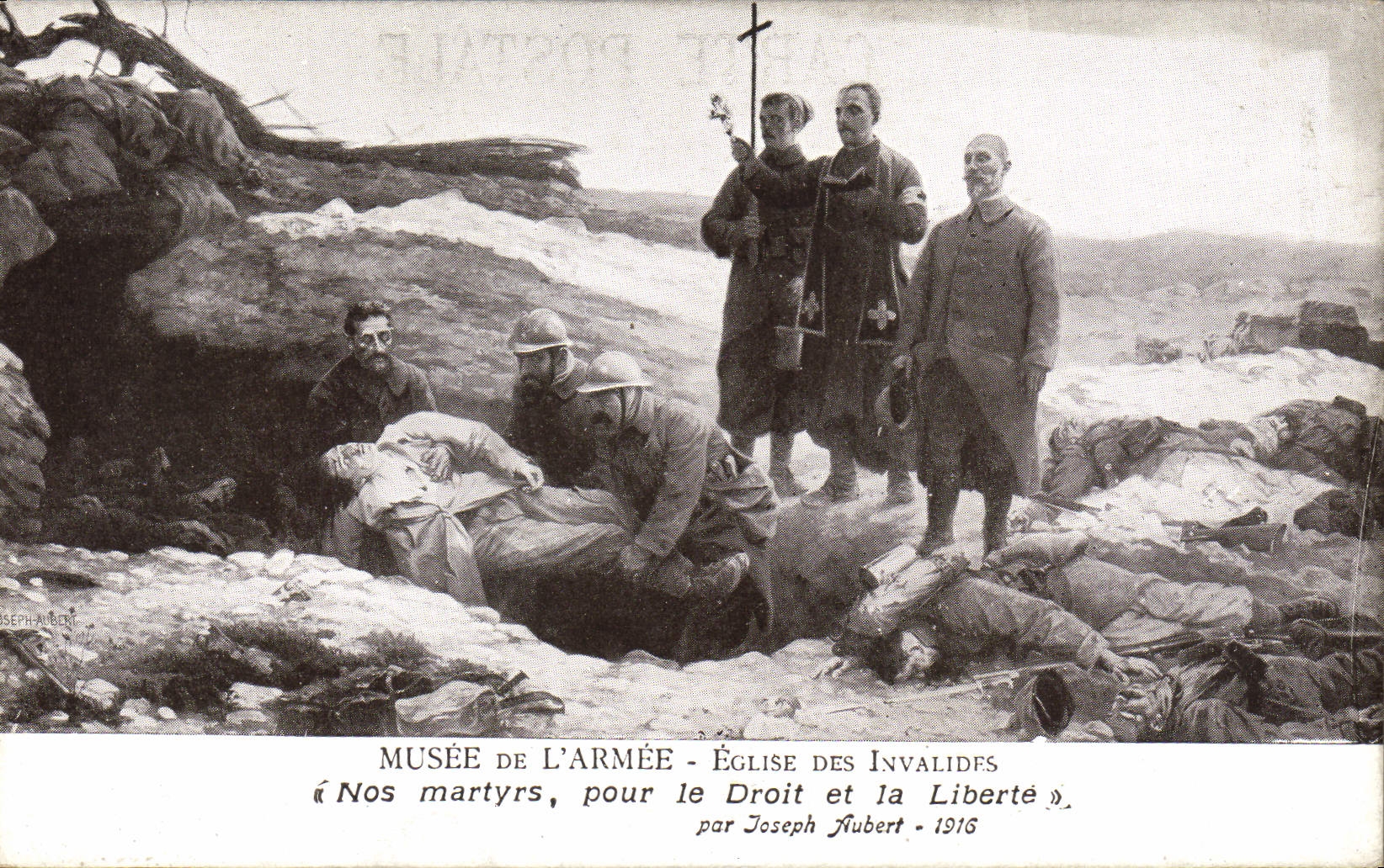 VINTAGE POSTCARD Museum Of the Army Church Of the Militaria Invalids