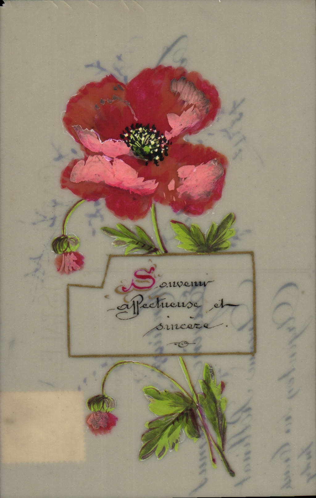 CPA Fantaisie Souvenir affectueux Et Sincere