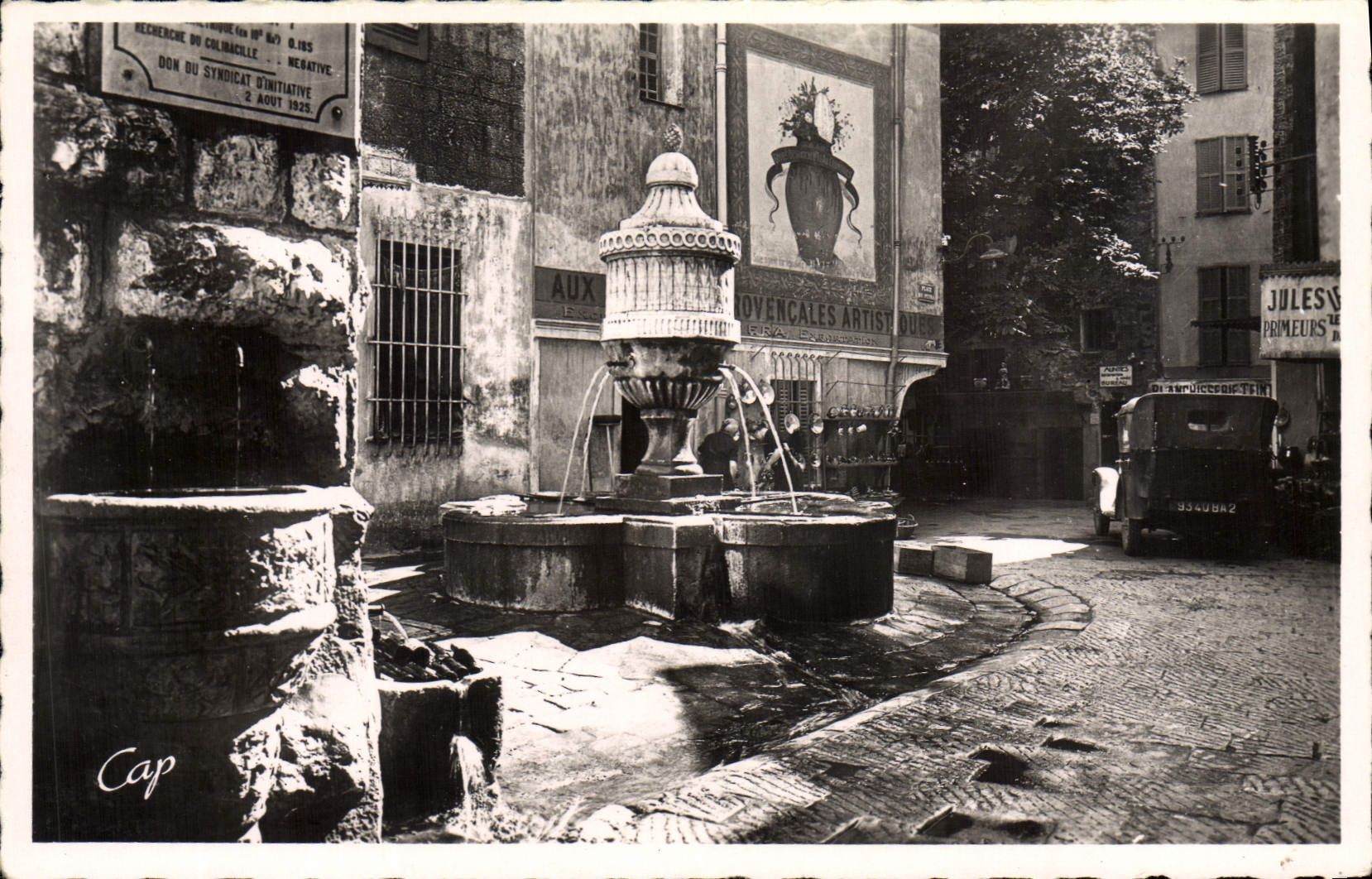 CPM Vence La Fontaine Du Peyra