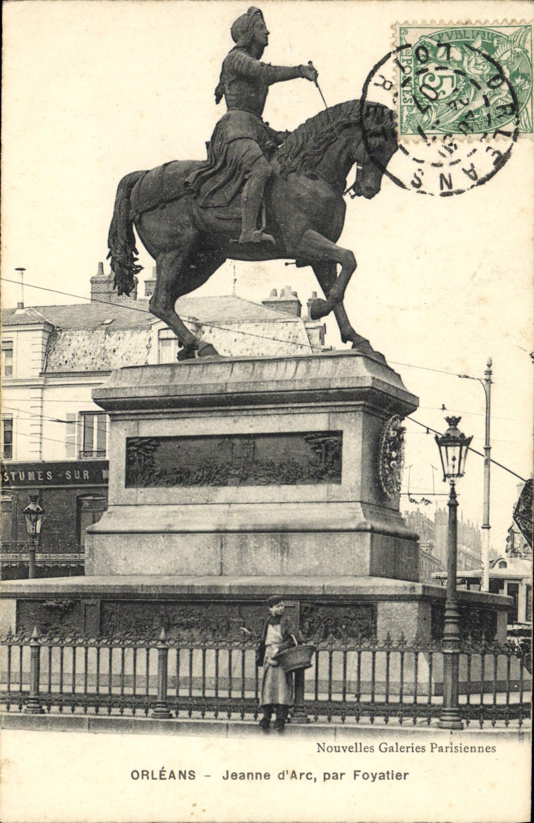 CPA Orleans Jeanne d'Arc Par Foyatier