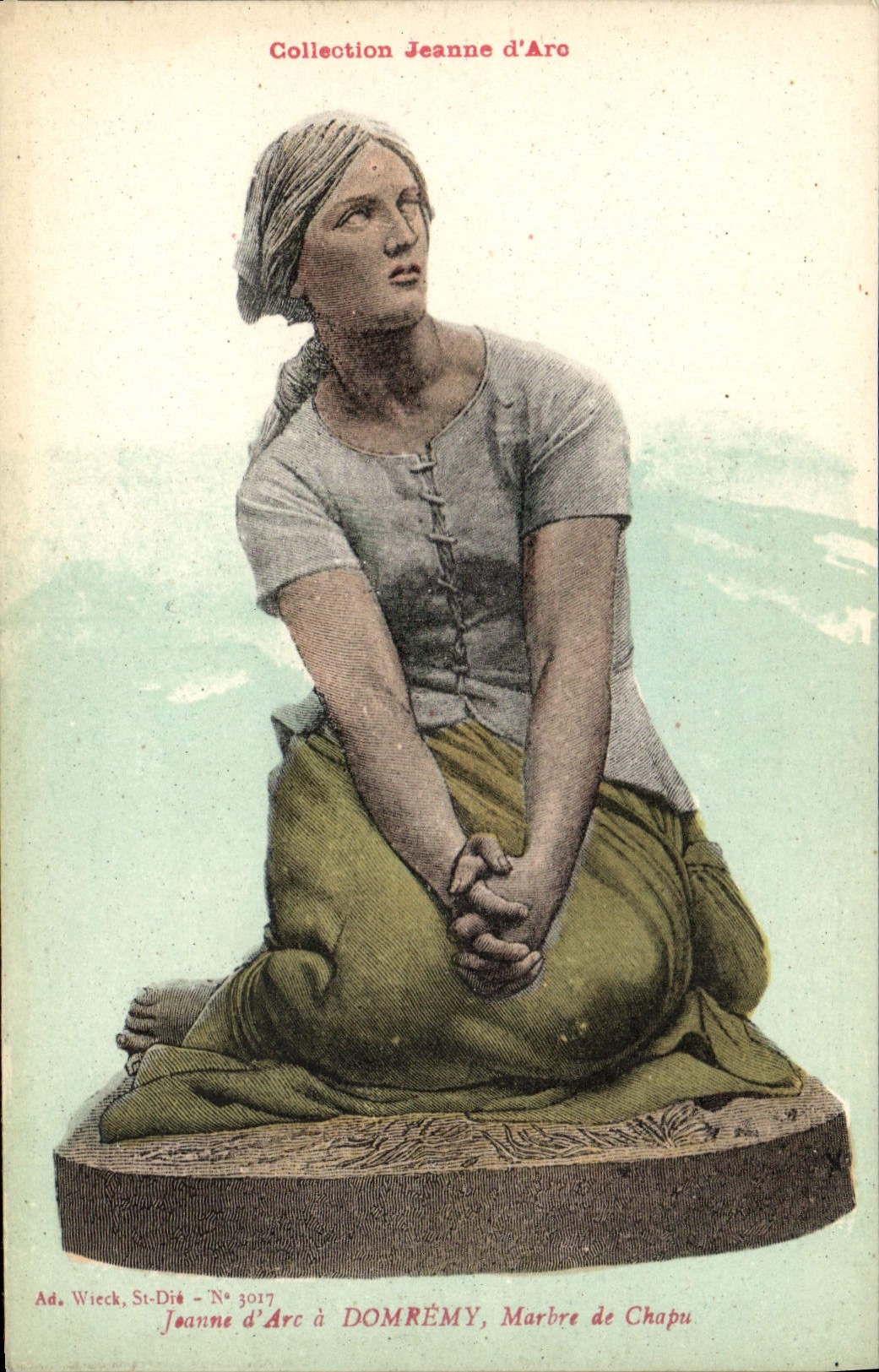 CPA Collection Jeanne d'Arc a Domremy Marbre De Chapu