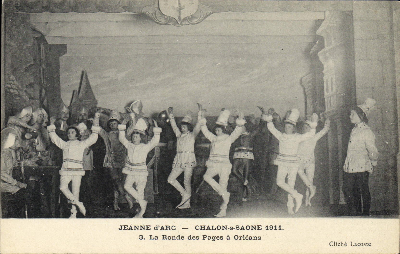 VINTAGE POSTCARD Jeanne d' Arc Trawl-net S the Saone 1911 Jeanne the Round Of the Pages has Orleans