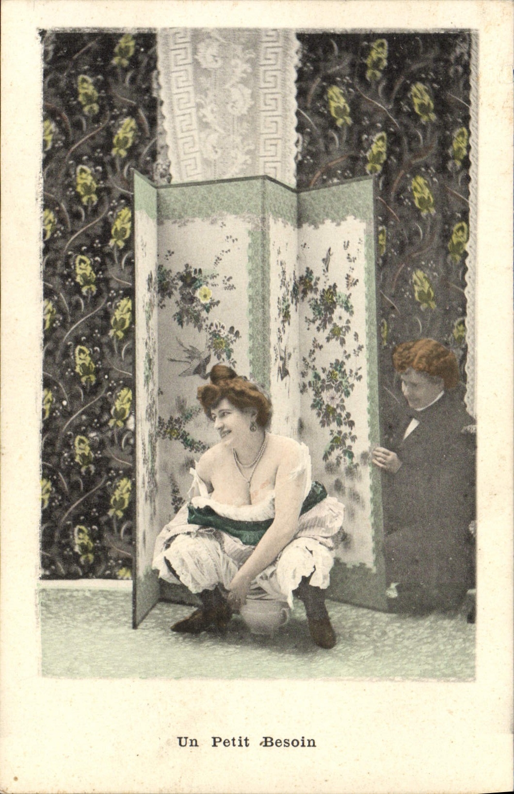 VINTAGE POSTCARD Fantasy Woman a Small Need