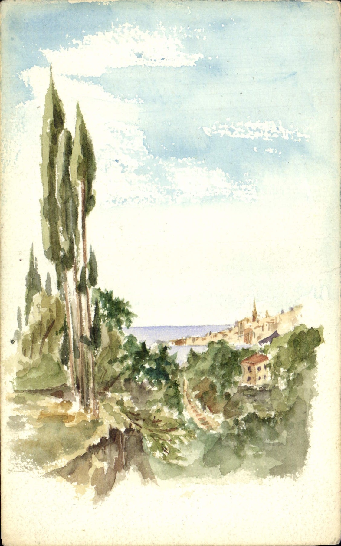 Dessin a la main Cote d'azur