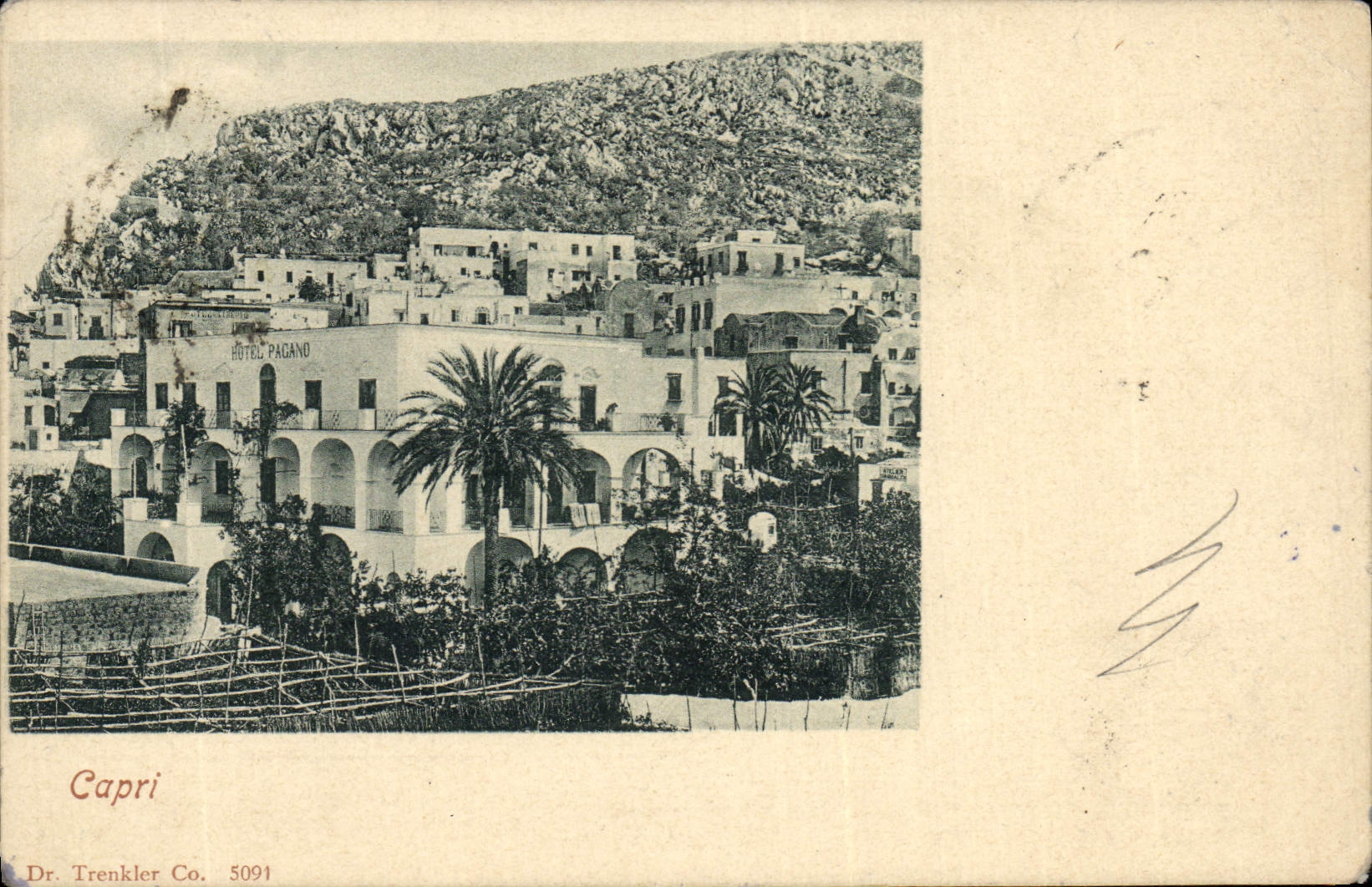 VINTAGE POSTCARD Capri