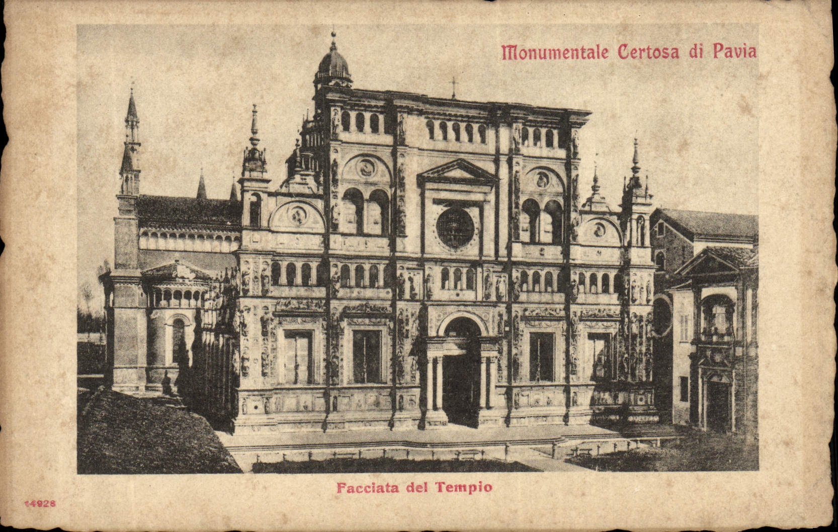 CPA Monumentale Certosa di Pavia
