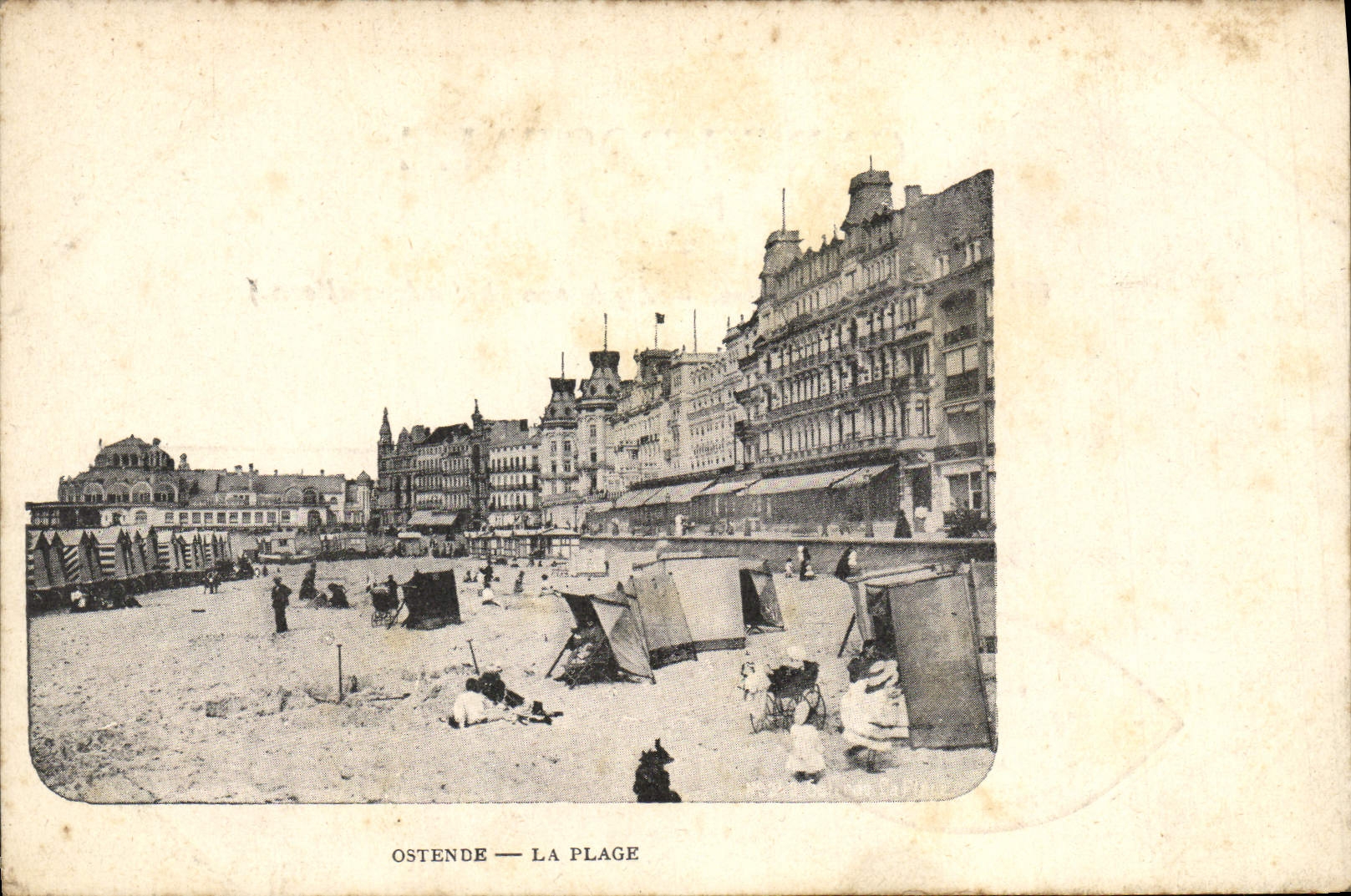 CPA Ostende La Plage