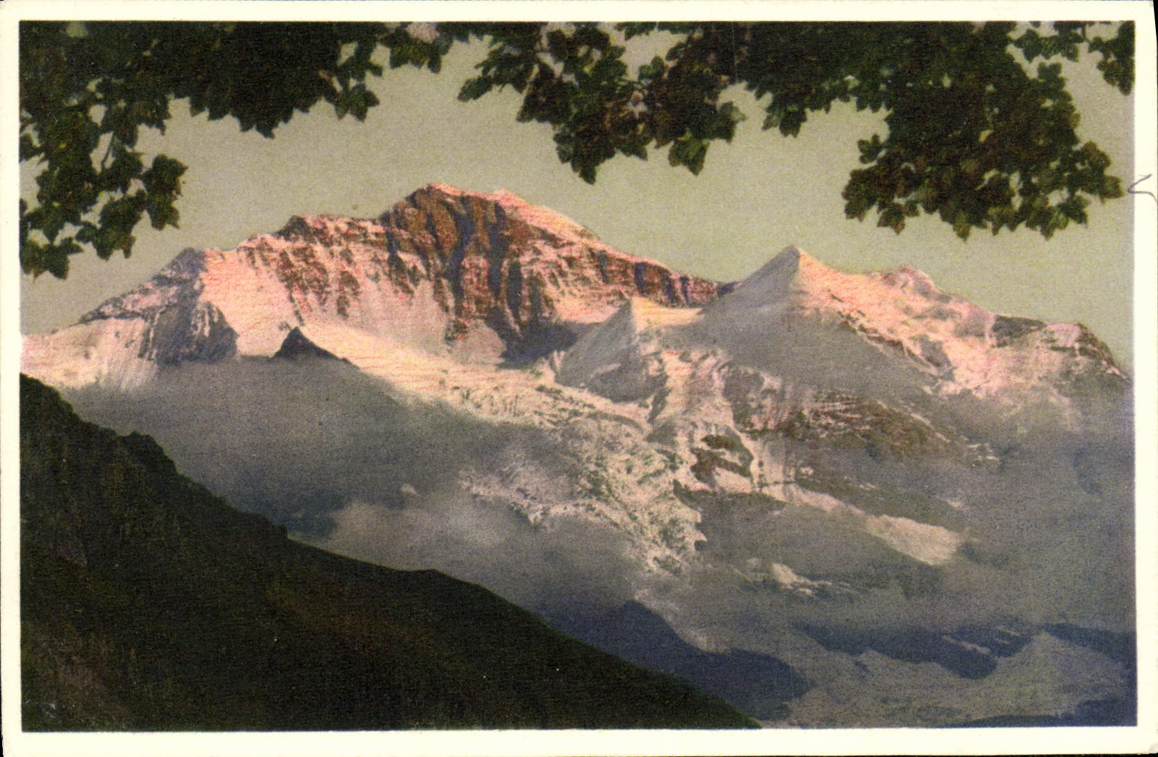 CPA Die Jungfrau im Abendrot