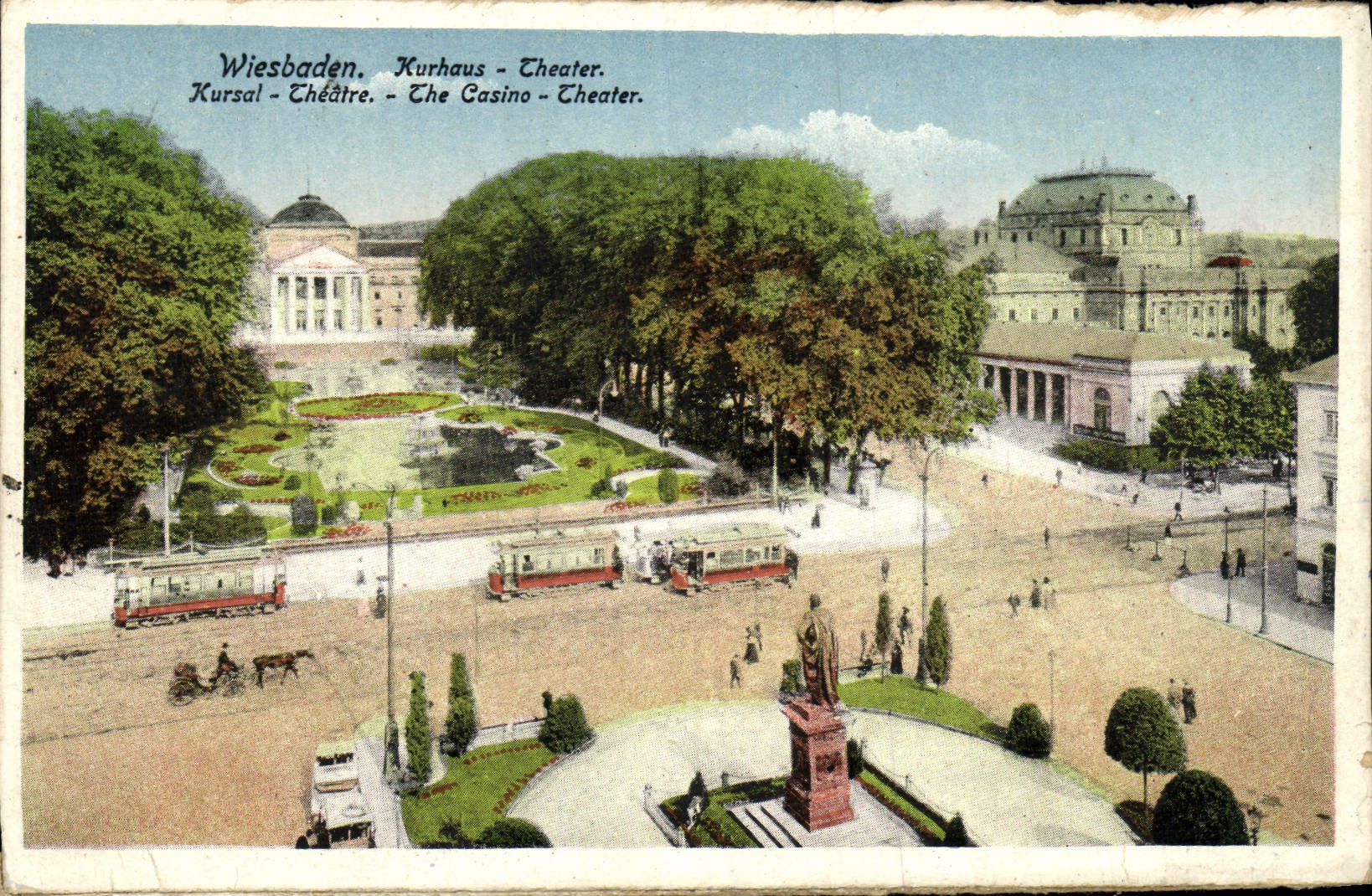 CPA Wiesbaden Kurhaus Theater