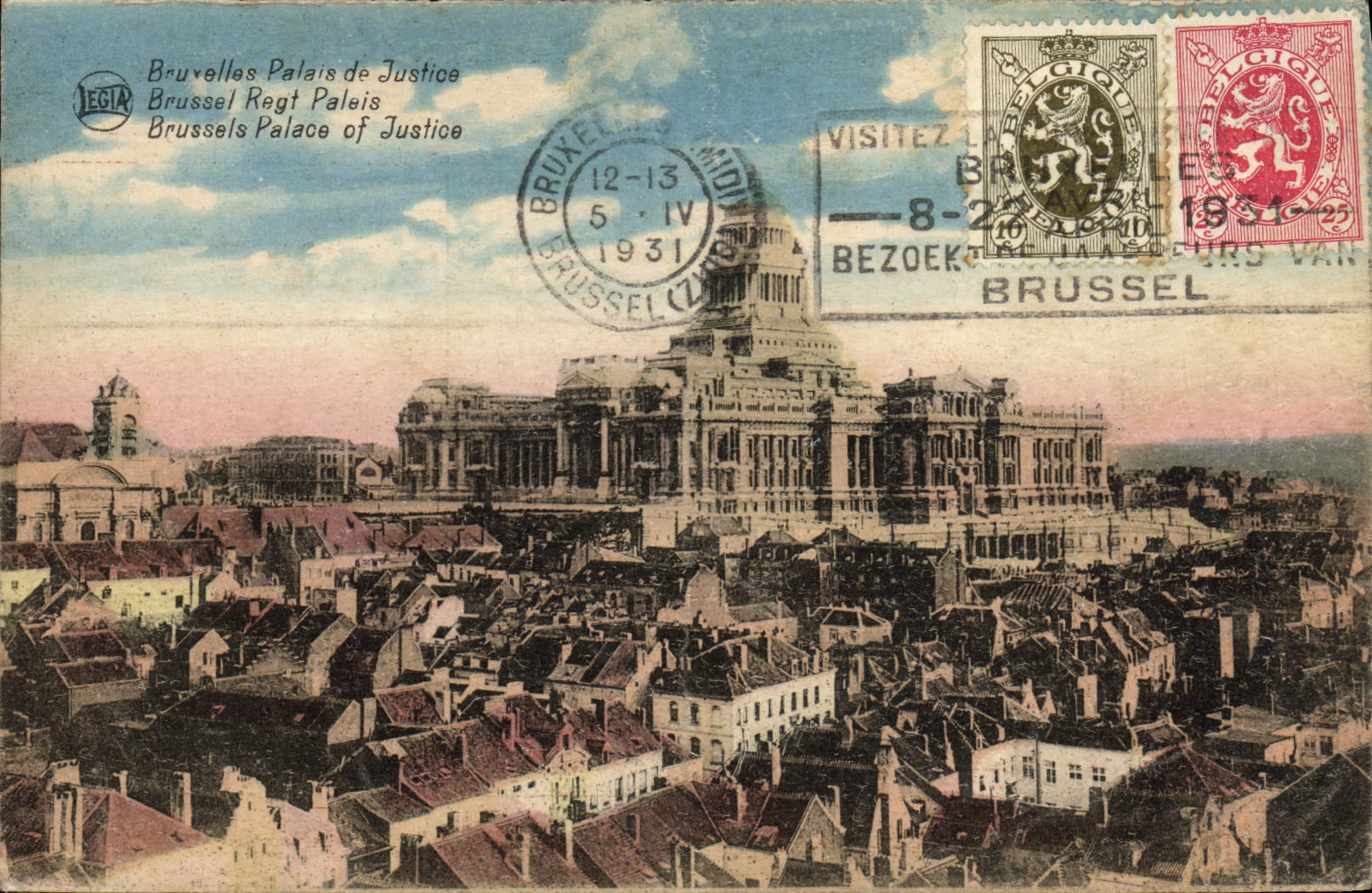 CPA Bruxelles Palais de Justice