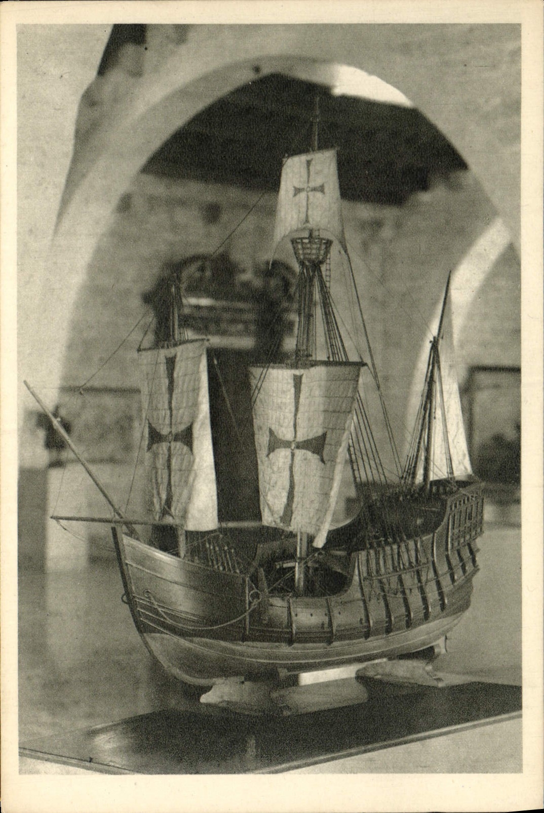 CPA Barcelona Reales Atarazanas Museo Maritimo Bateau