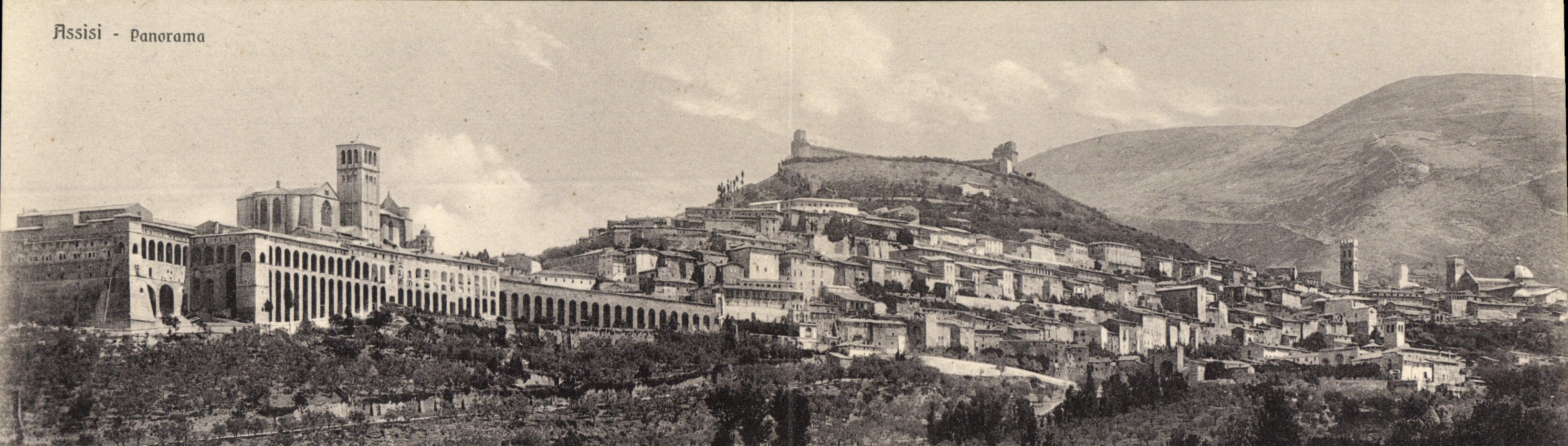 CARTE DOUBLE Assisi Panoruma