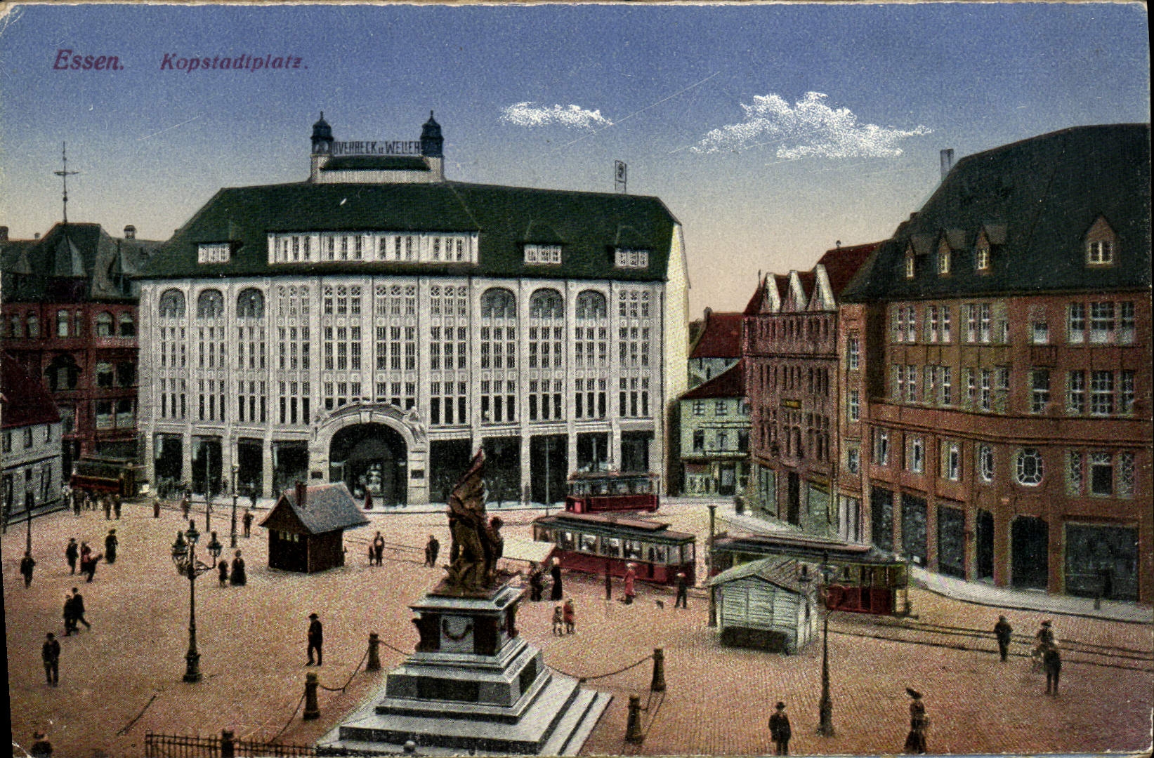 VINTAGE POSTCARD Essen Kopstadtpalz
