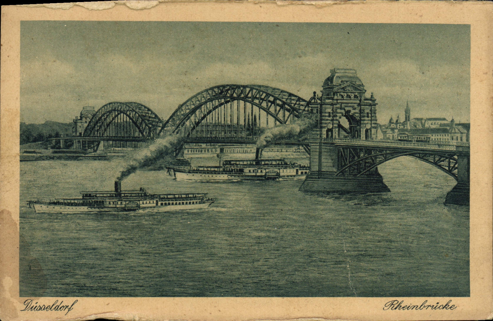 CPA Dusseldorf Rheinbrucke