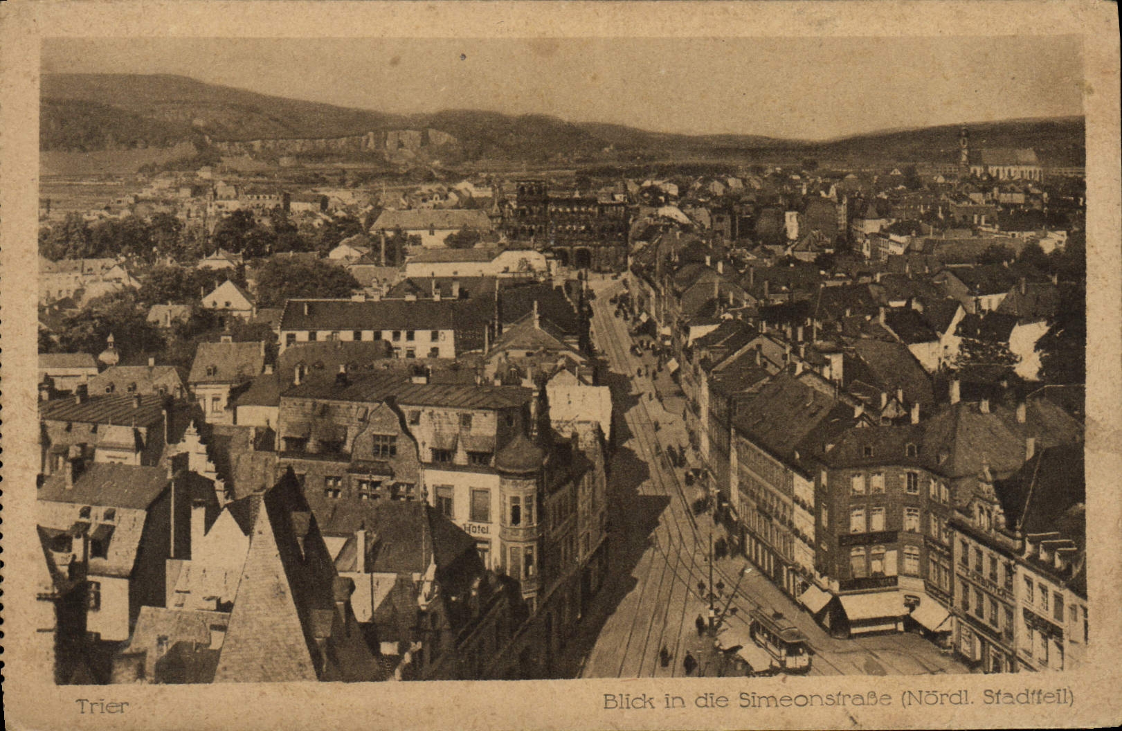 CPA Trier Blick in die Simeonstrasse