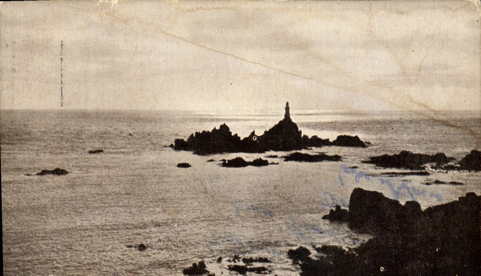 CPA Corbiere Lighthouse Jersey Phare