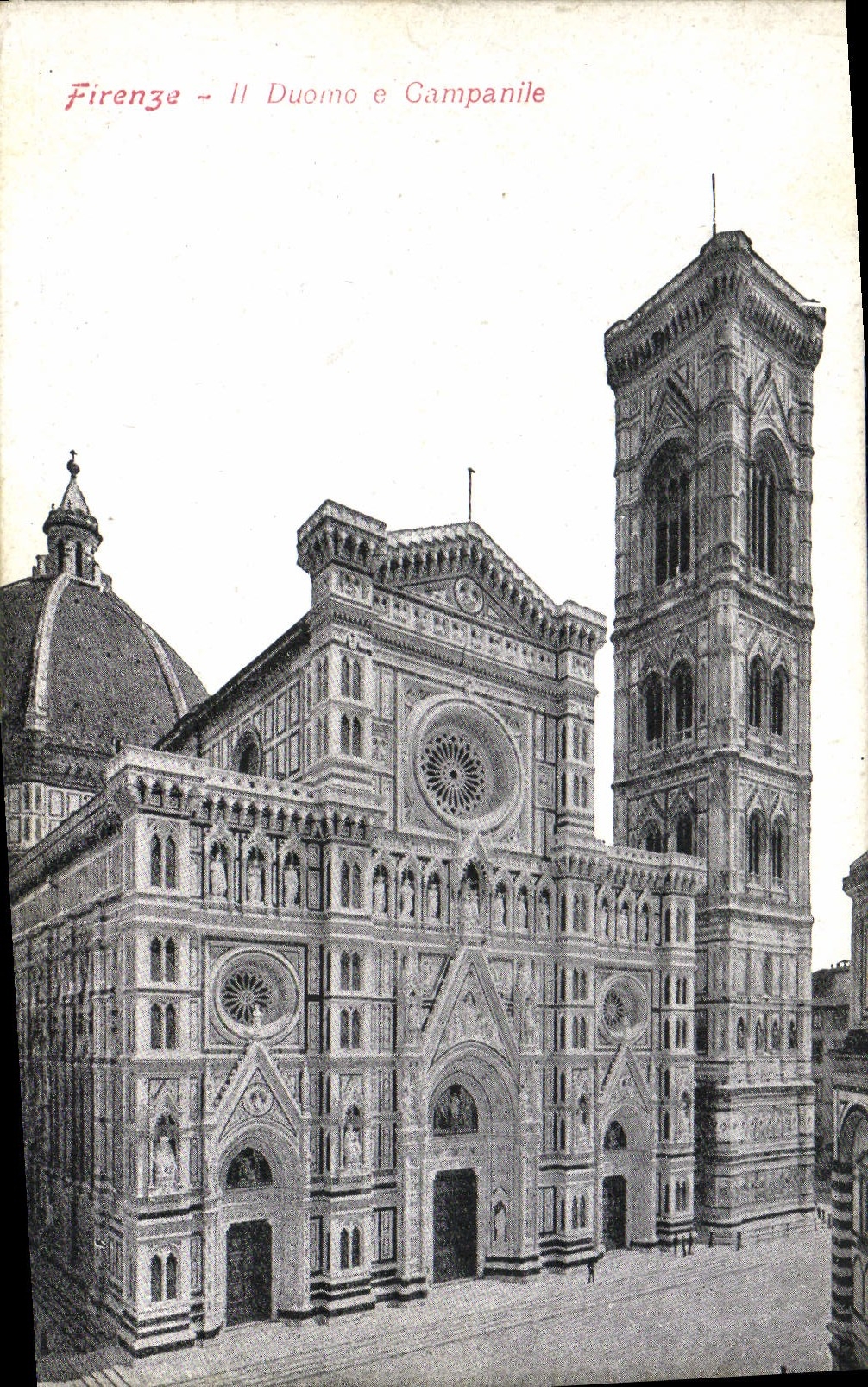 CPA Firenze Duomo E Campanile