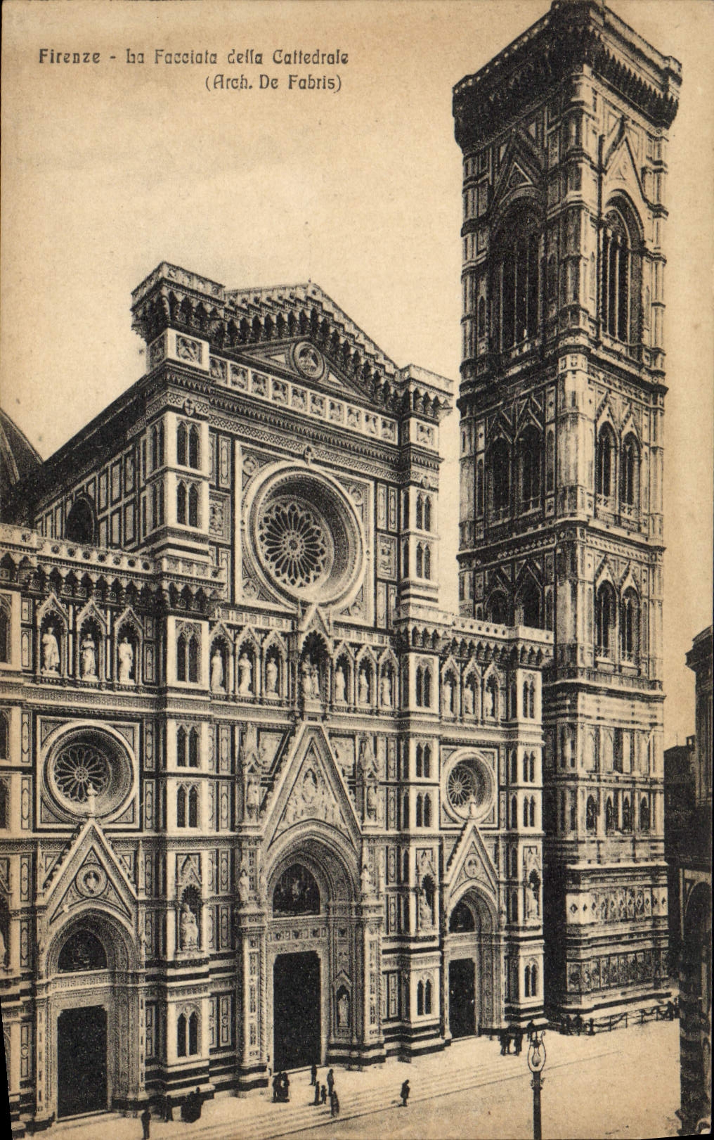 POSTAL Firenze Fucciala Della Cattedrale de la VENDIMIA