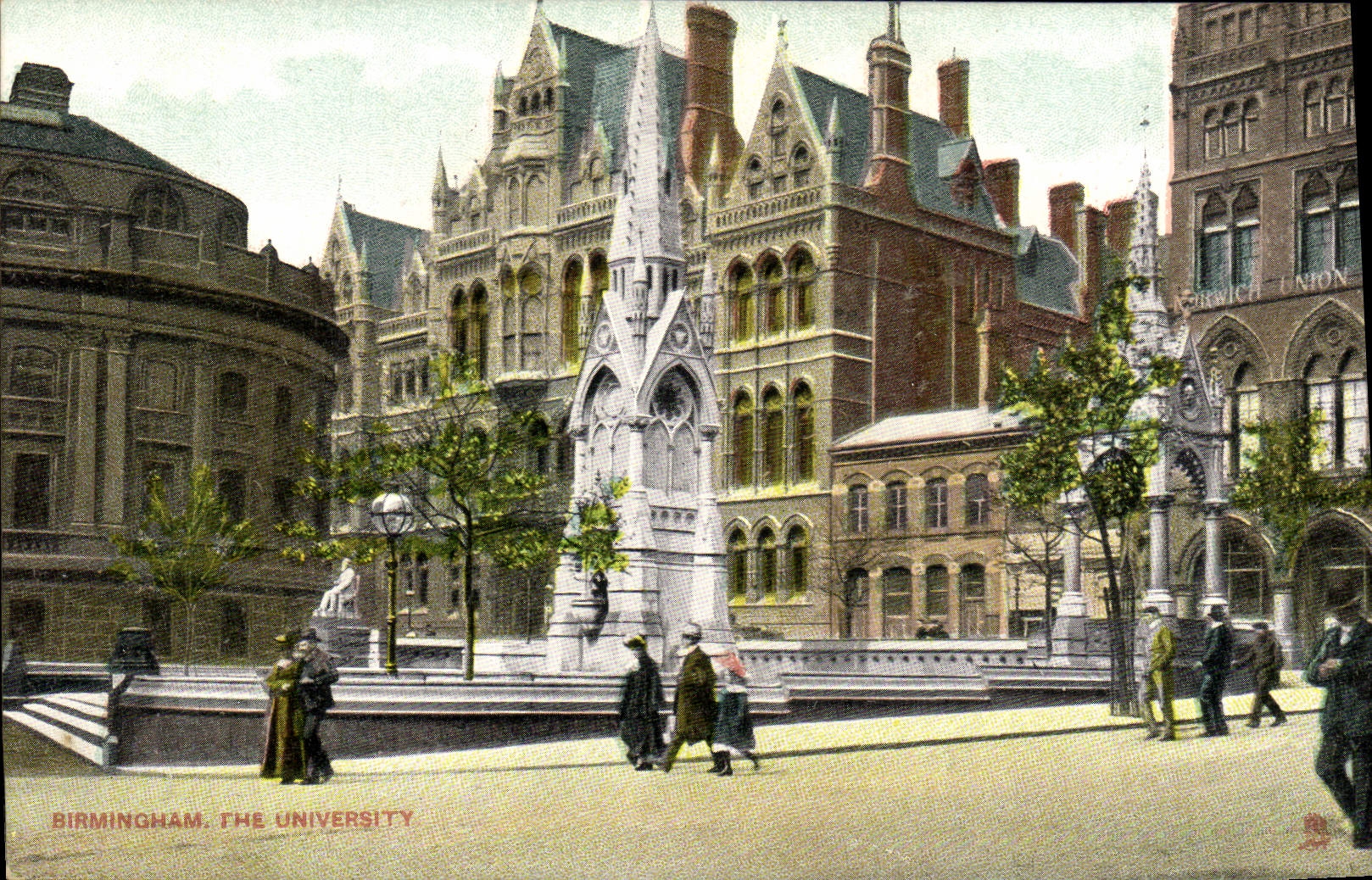VINTAGE POSTCARD Birmingham The University
