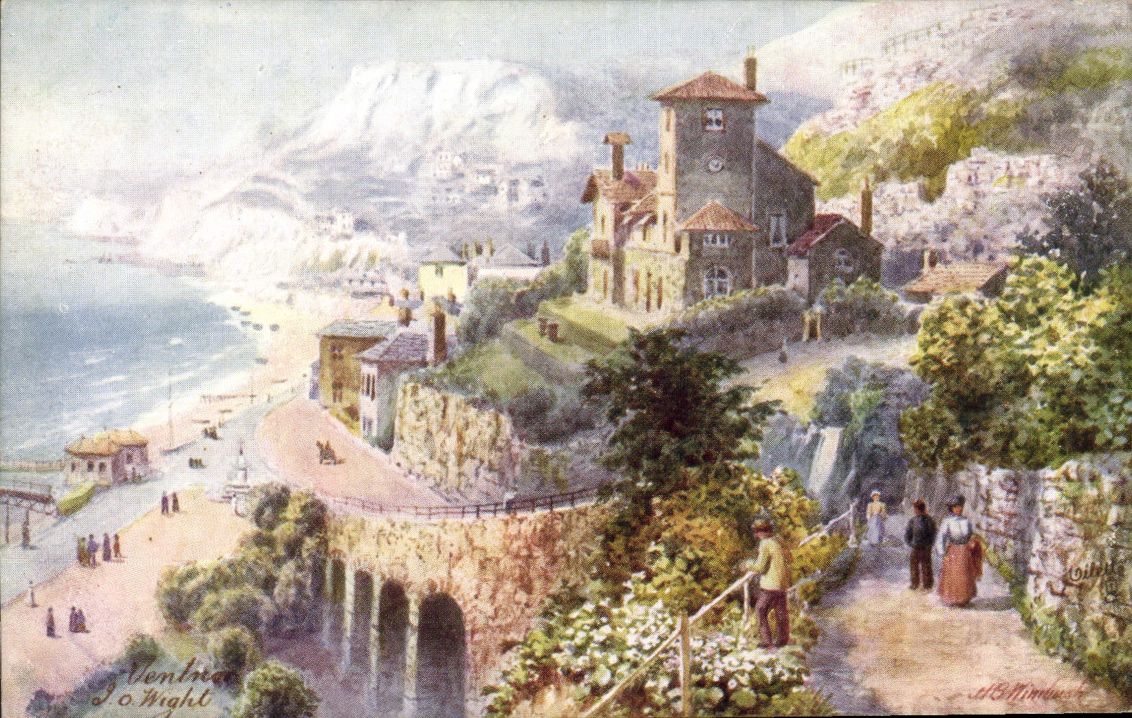 VINTAGE POSTCARD Isle off Wight