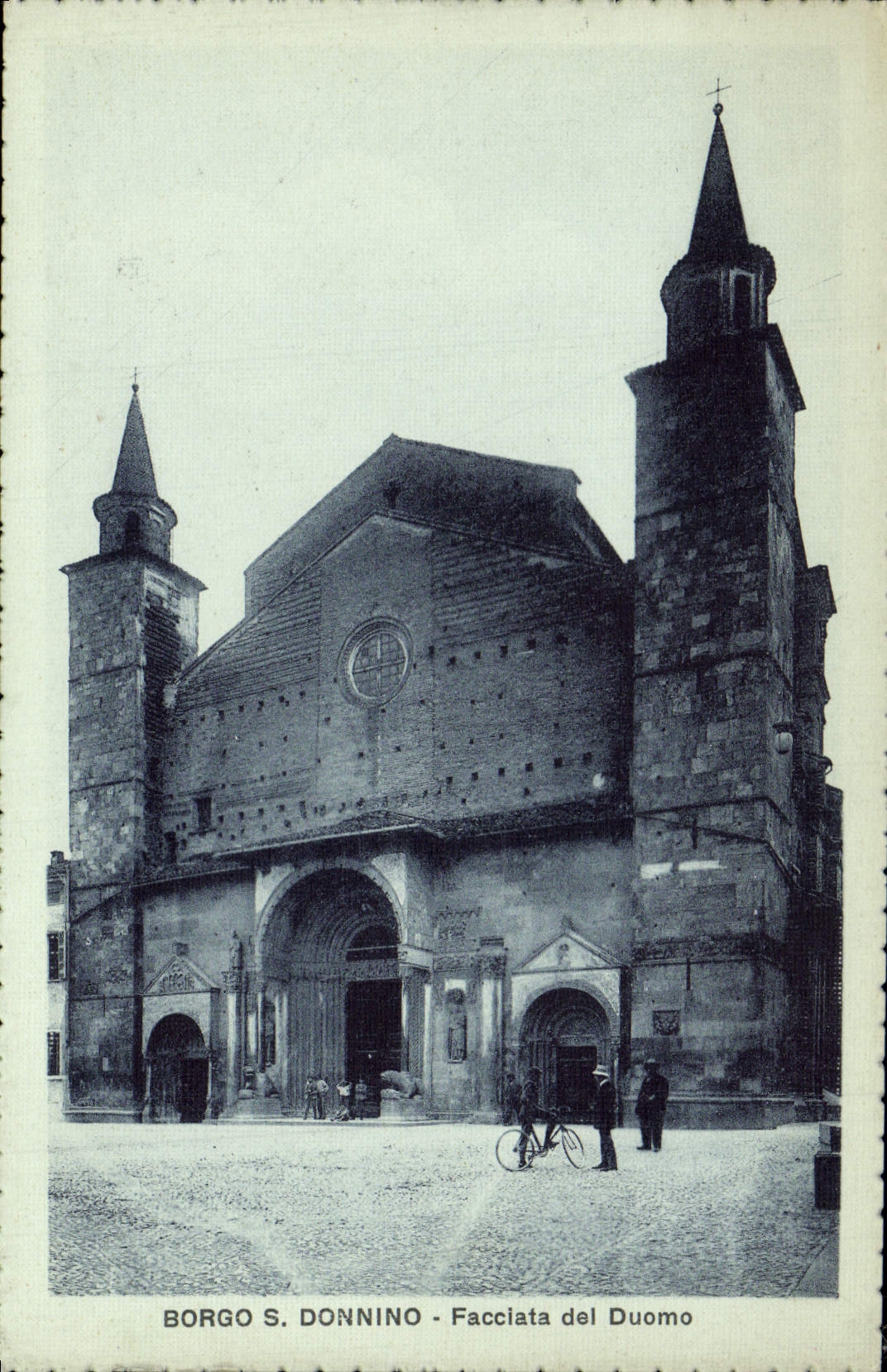 CPA Borgo S Donning Facciata Del Duomo