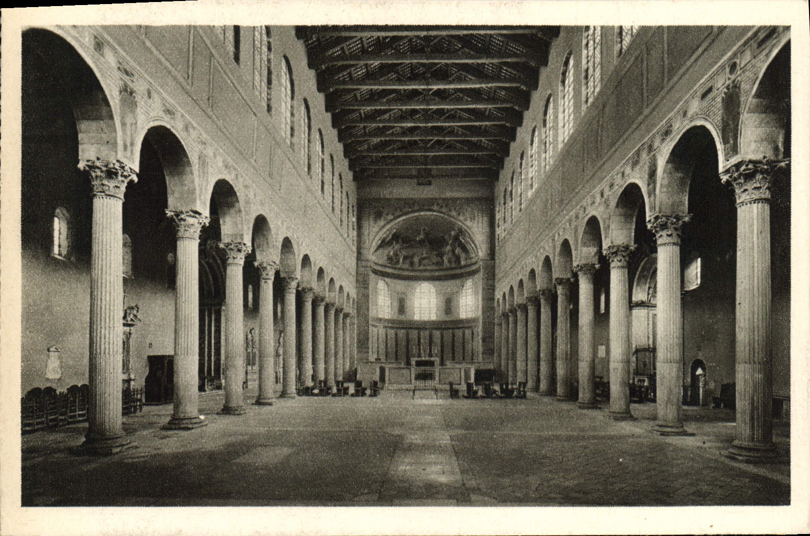 POSTAL Interno Della Chiesa Di Santa Sabina Roma de la VENDIMIA