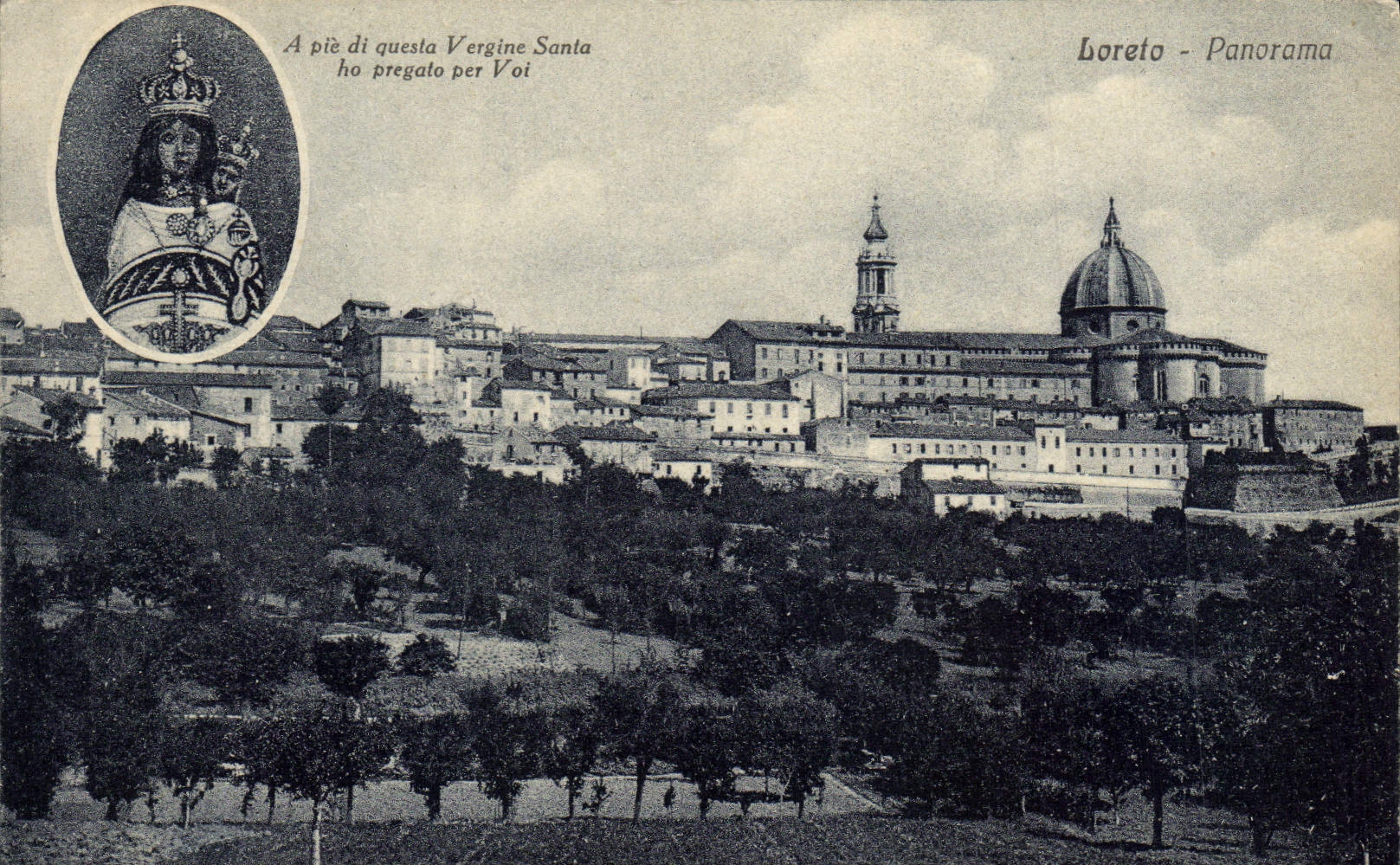 Panorama de Loreto de la POSTAL de la VENDIMIA