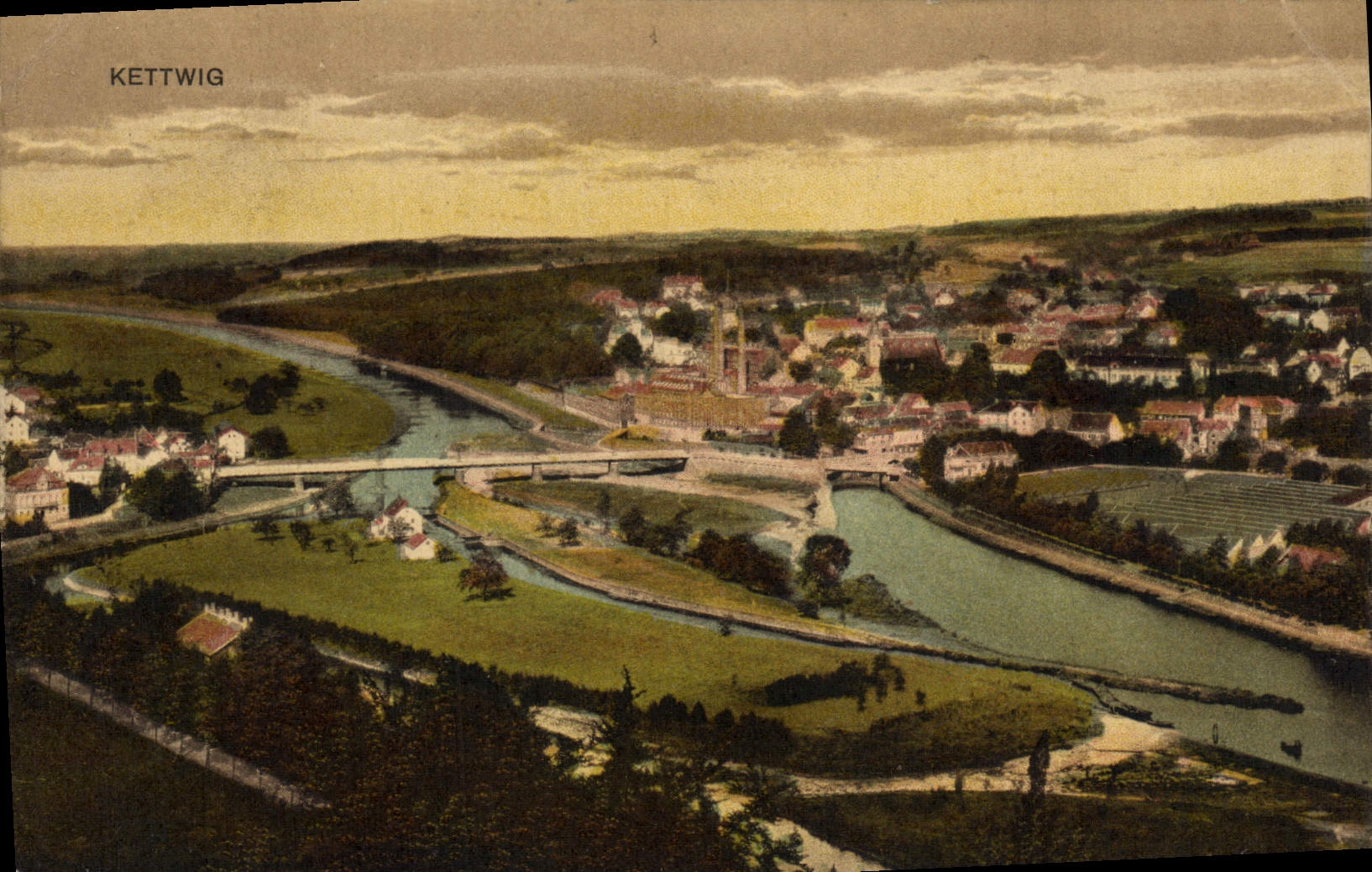 VINTAGE POSTCARD Kettwig