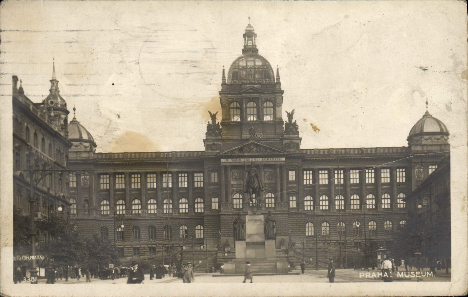 Museo de Praga de la POSTAL de la VENDIMIA