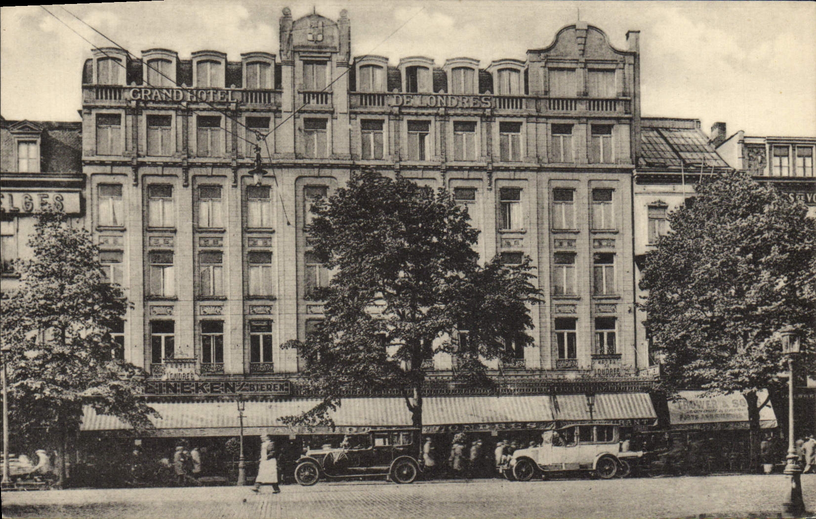 Hotel grande de la POSTAL de la VENDIMIA de Londres Amberes Avenue De Keyser