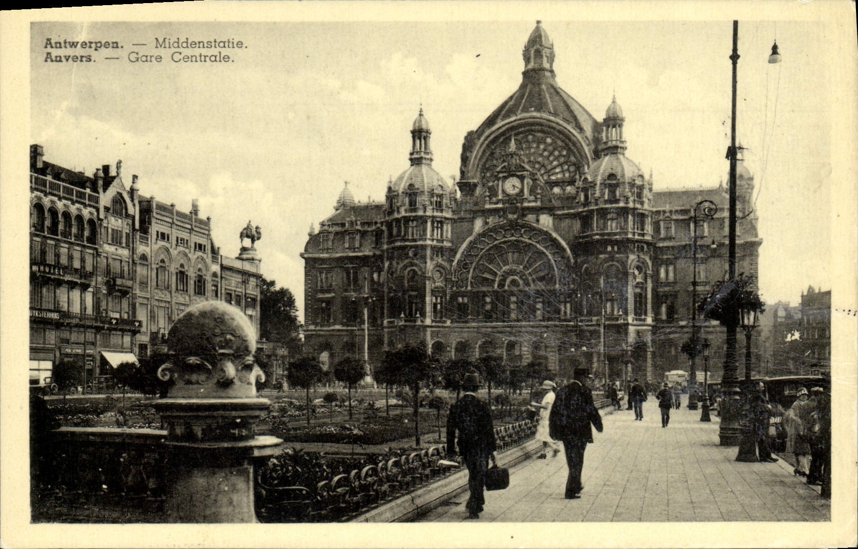 CPA Anvers Gare Centrale