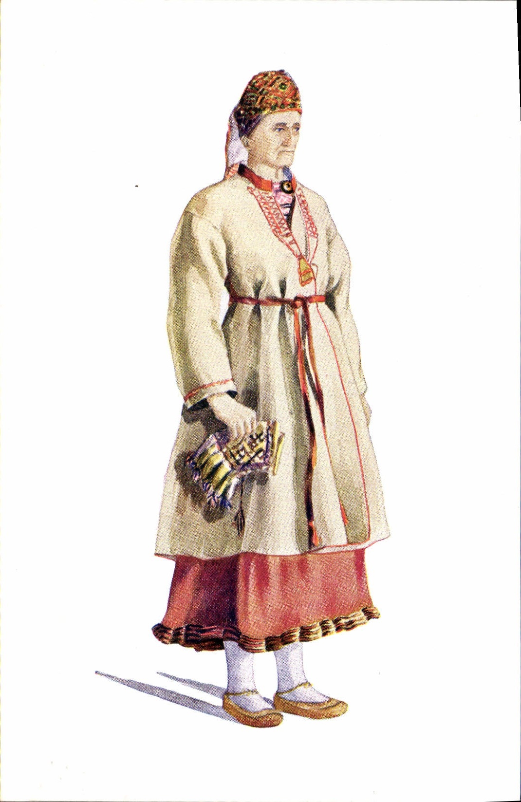 CPA Kreikanuskoinen Vaimo Sakkola Folklore Finlande