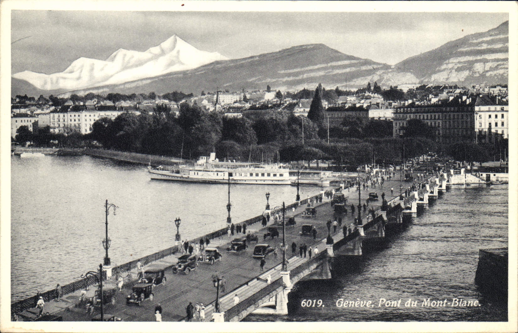 CPA Geneve Pont Du Mont Blanc