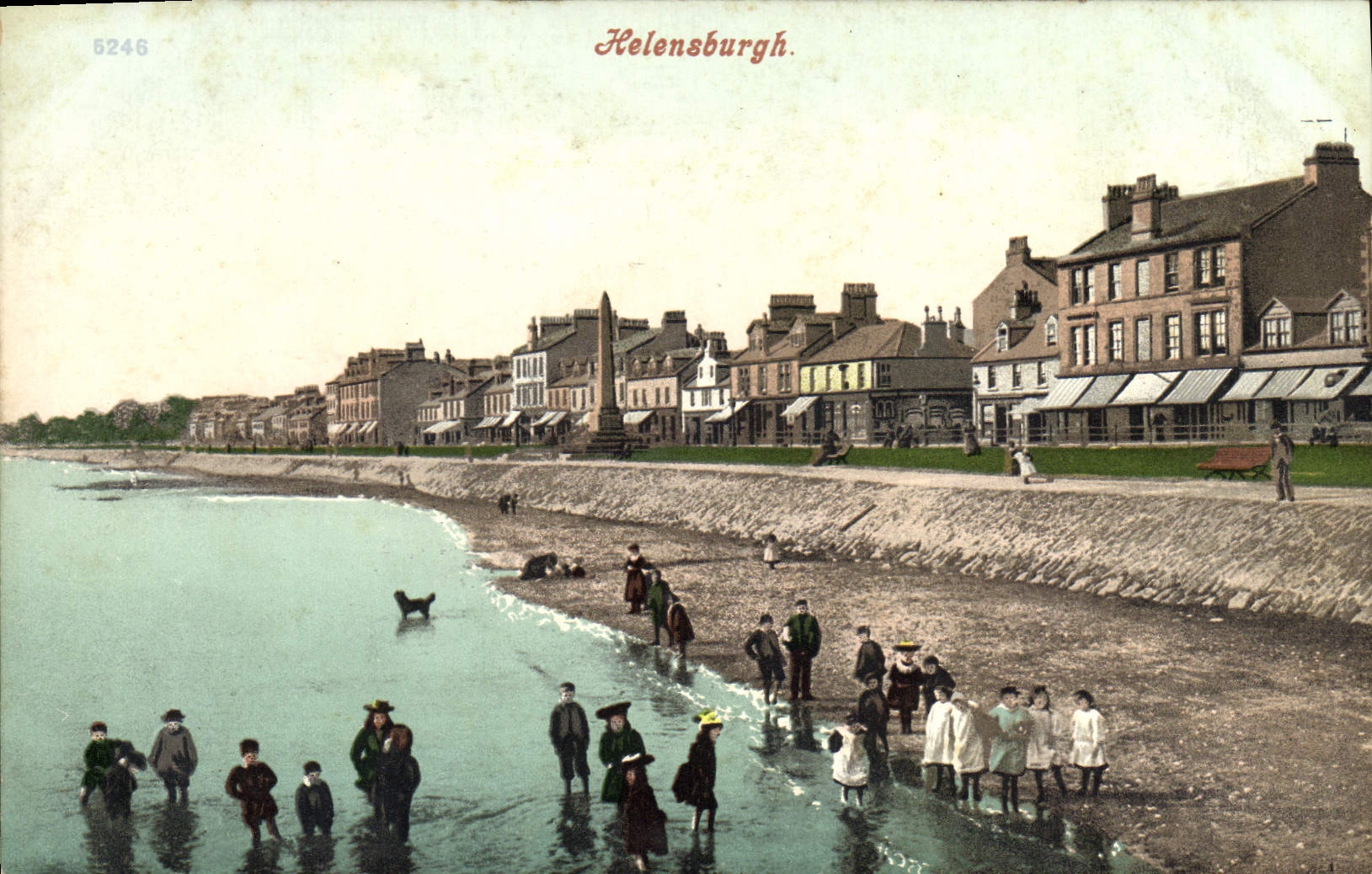 VINTAGE POSTCARD Helensburgh Children
