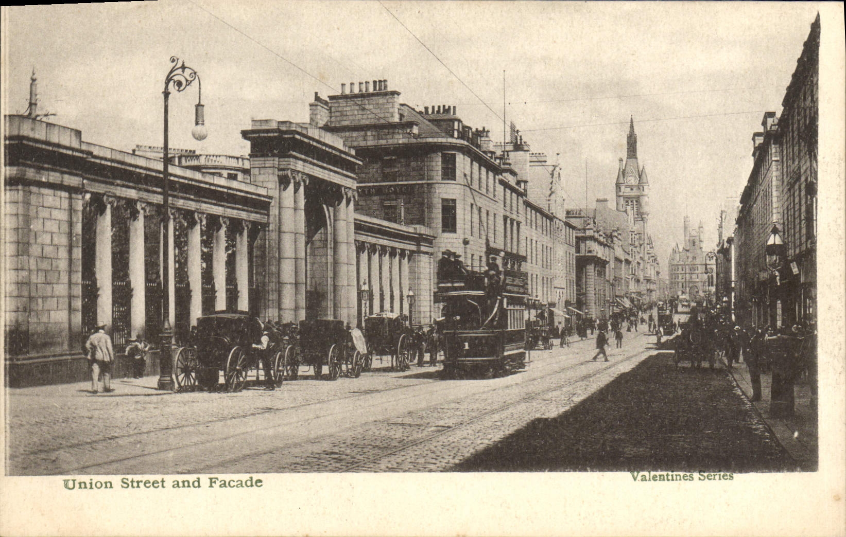 Calle y ataque frontal de la unión de la POSTAL de la VENDIMIA