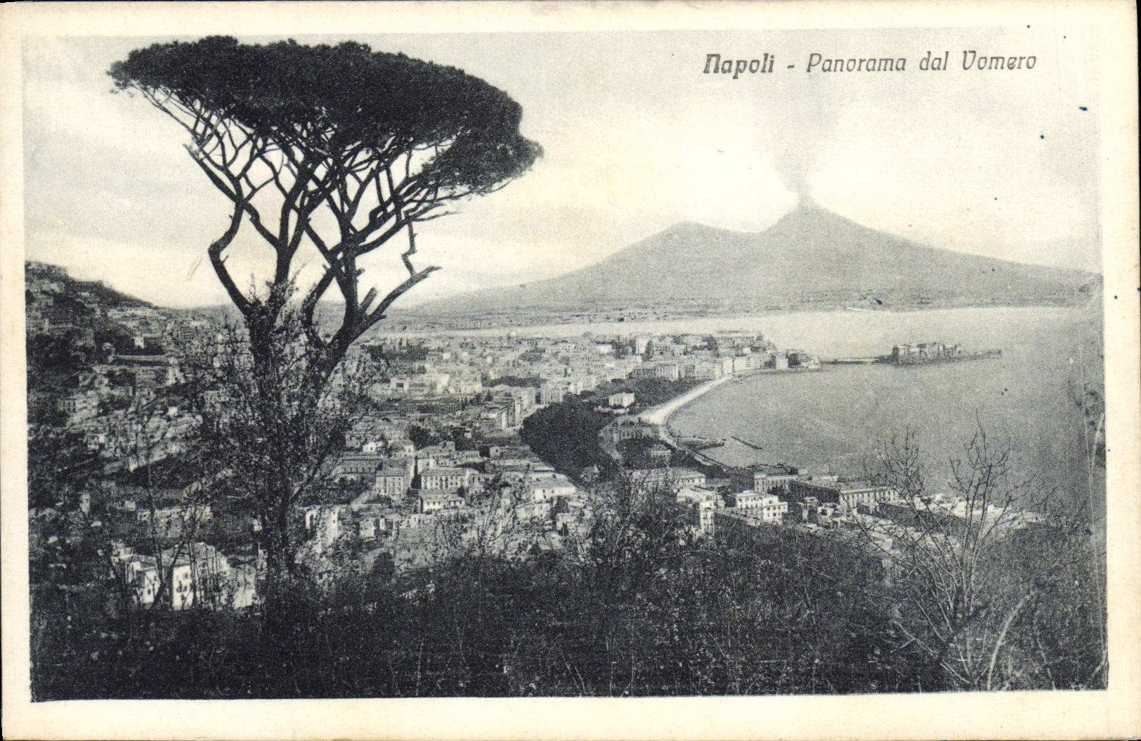 CPA Napoli Panorama Dal Vomero