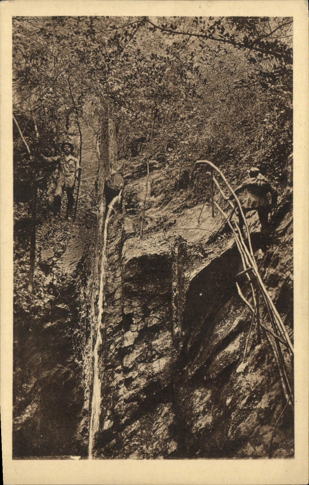 POSTAL Niederahnstein Thecder Zais de la VENDIMIA