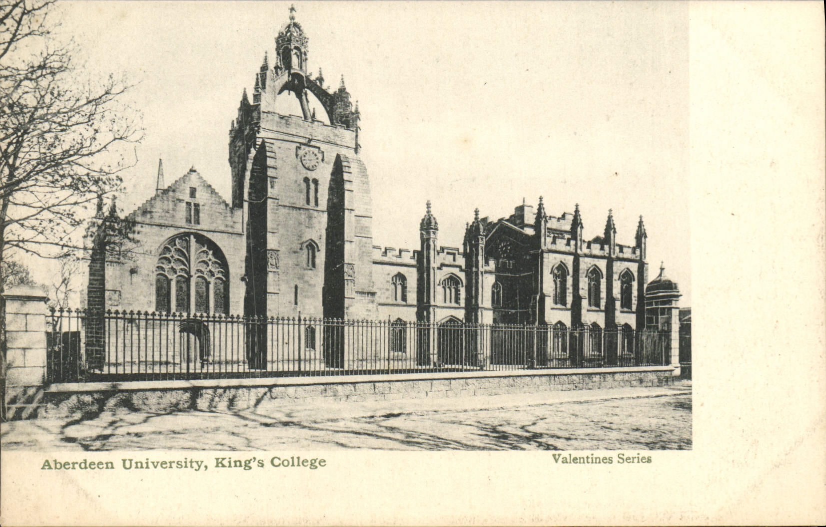 VINTAGE POSTCARD Aberdeen University King' S College