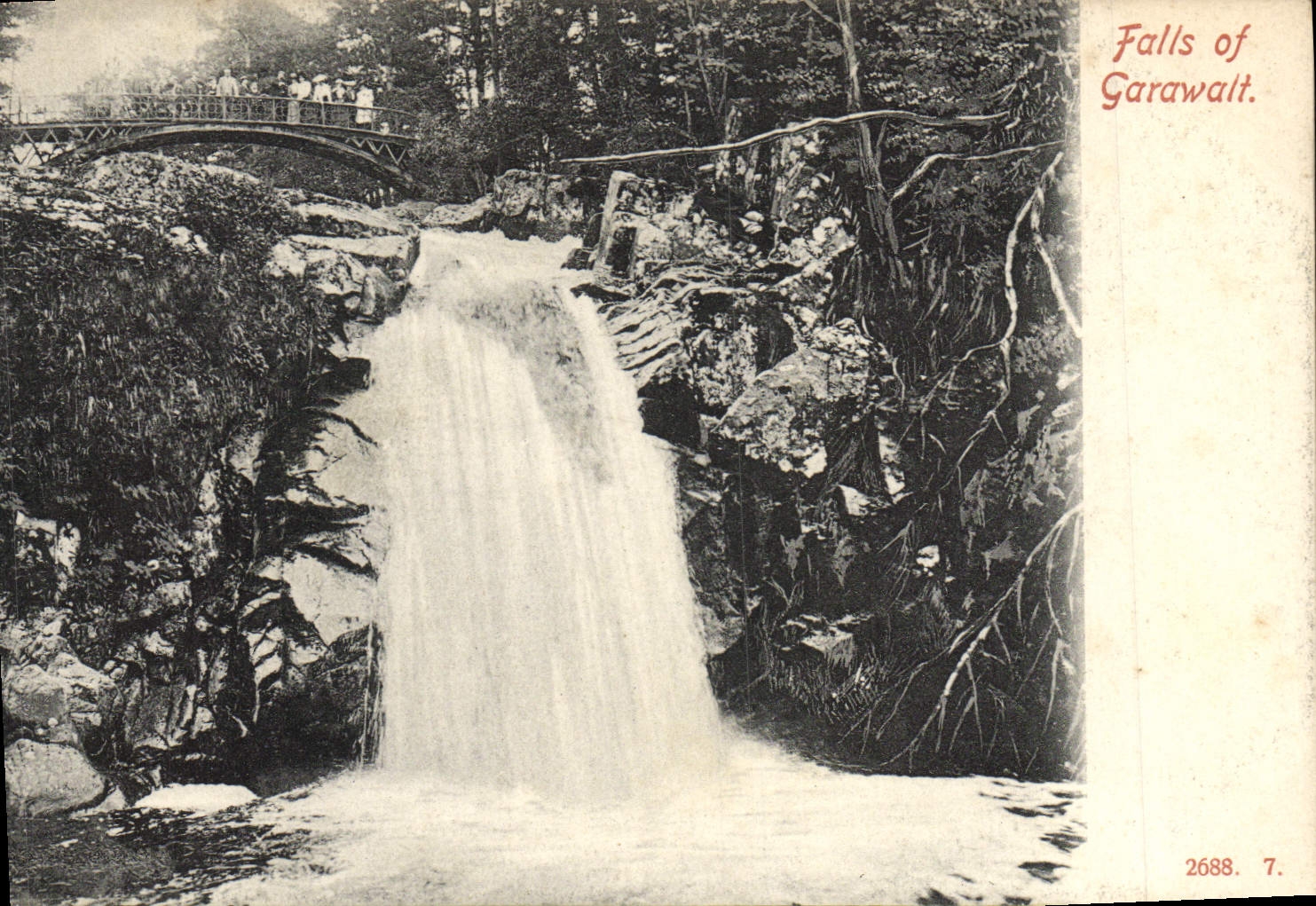 VINTAGE POSTCARD Falls Off Garawalt