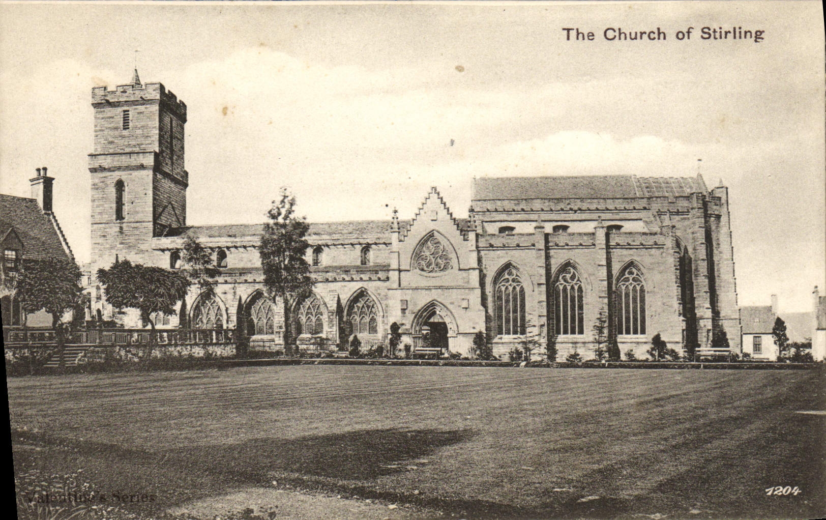 VINTAGE POSTCARD The Church off Stirling