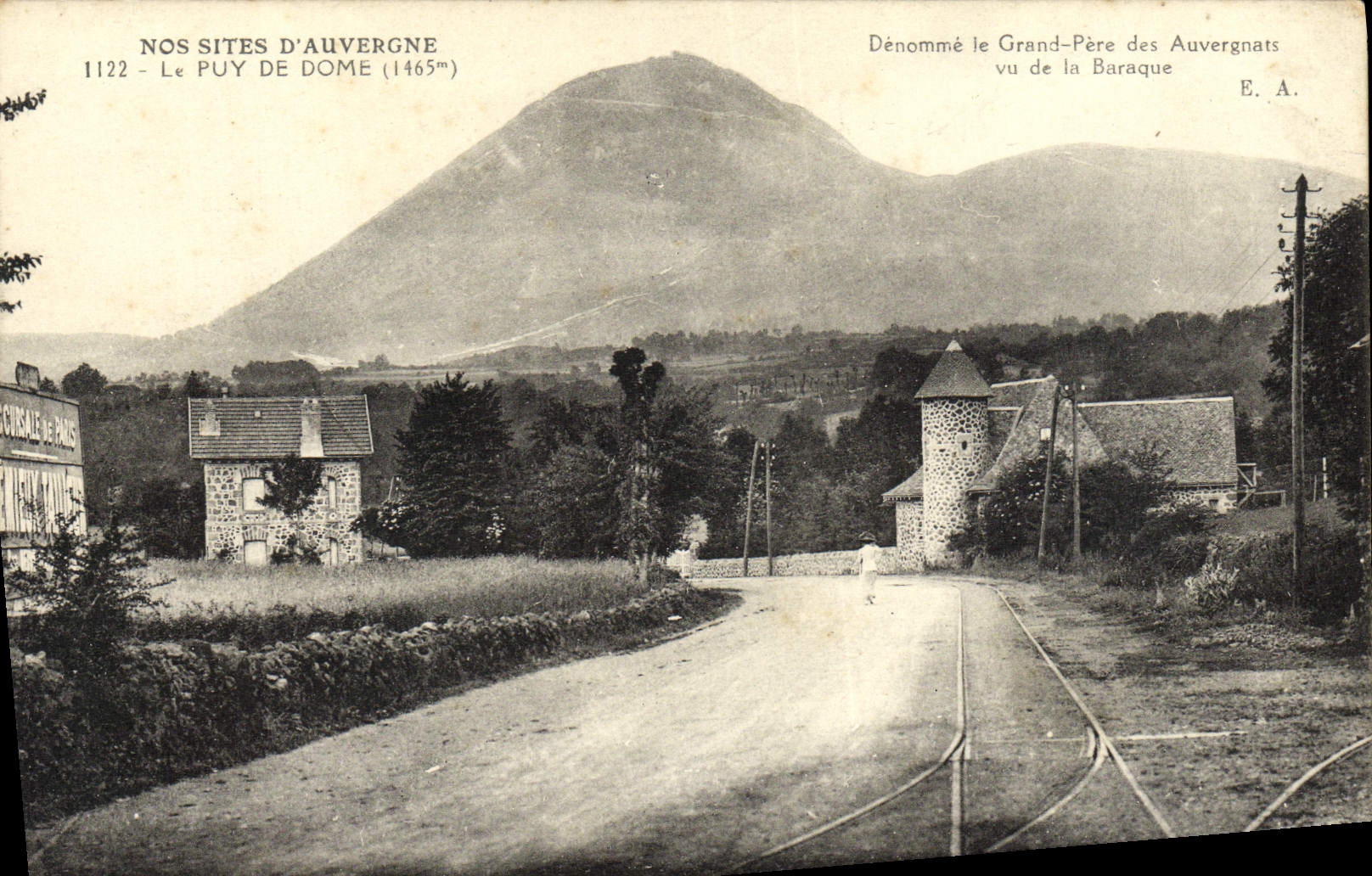 VINTAGE POSTCARD Our Sites Of Auvergne Puy De Dome