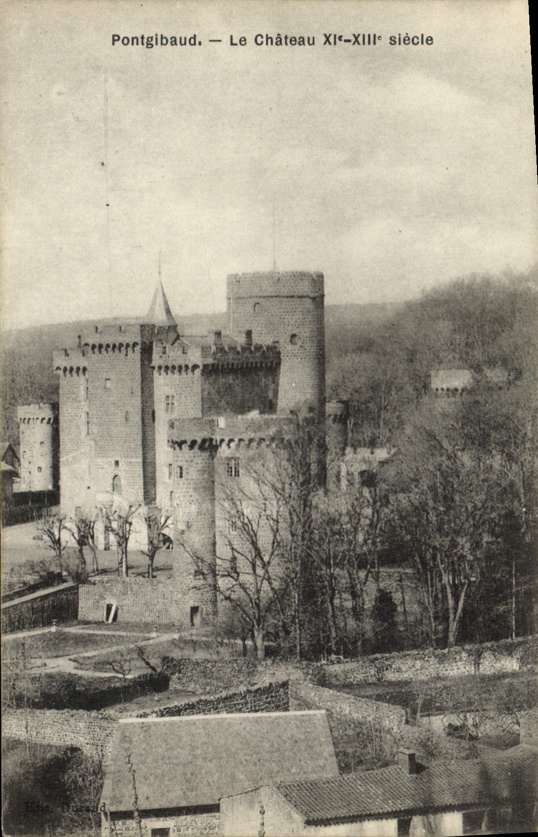 CPA Pontgibaud Le Chateau