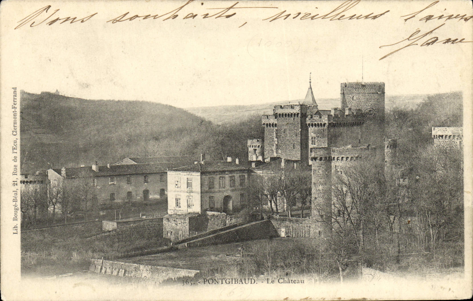 CPA Pontgibaud Le Chateau